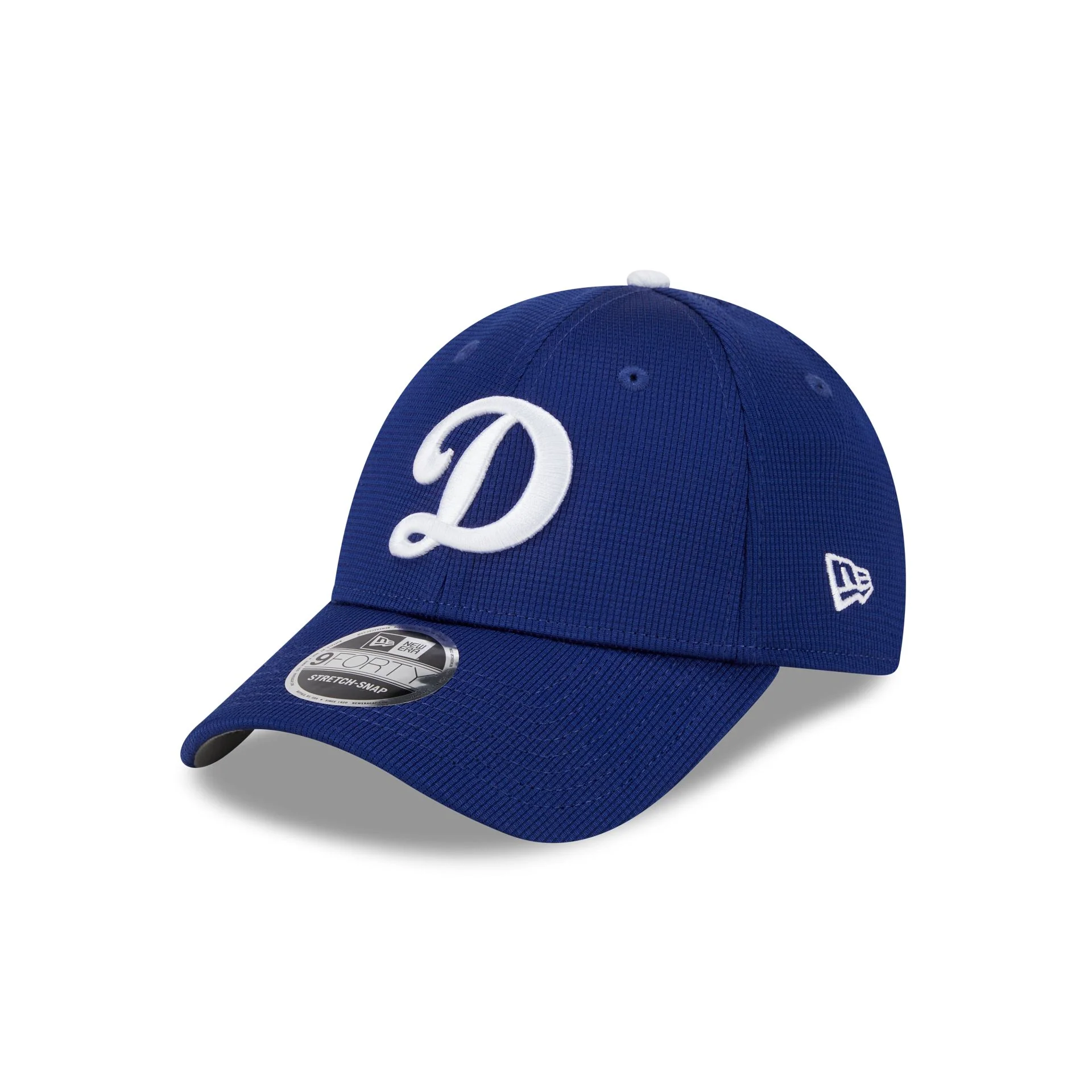Los Angeles Dodgers 2025 Batting Practice Blue 9FORTY Stretch-Snap Hat