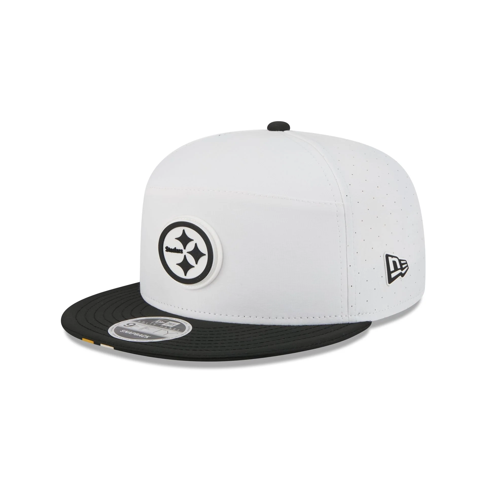 Pittsburgh Steelers 2025 Training Split Panel 9FIFTY Snapback Hat