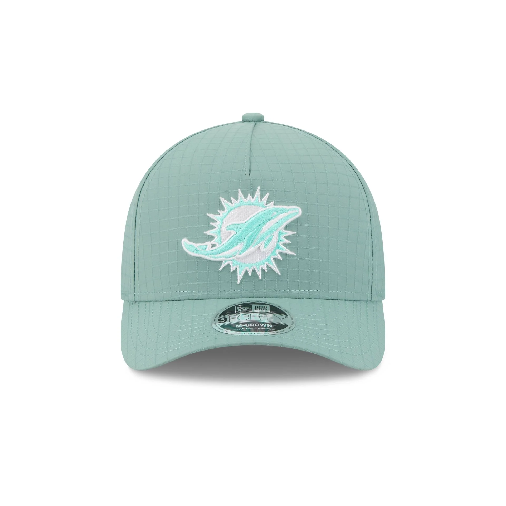 Miami Dolphins Green Ripstop 9FORTY M-Crown A-Frame Snapback Hat