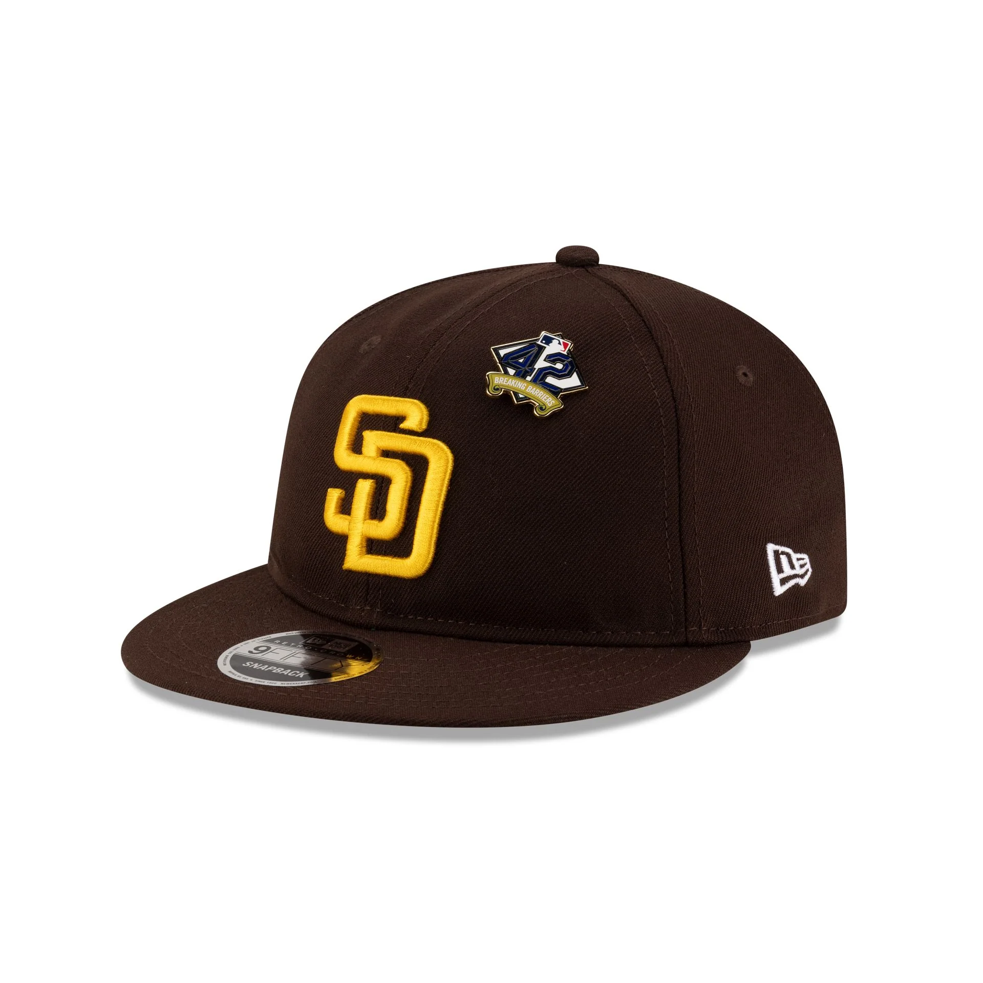 San Diego Padres Jackie Robinson Day 2025 Retro Crown 9FIFTY Snapback Hat