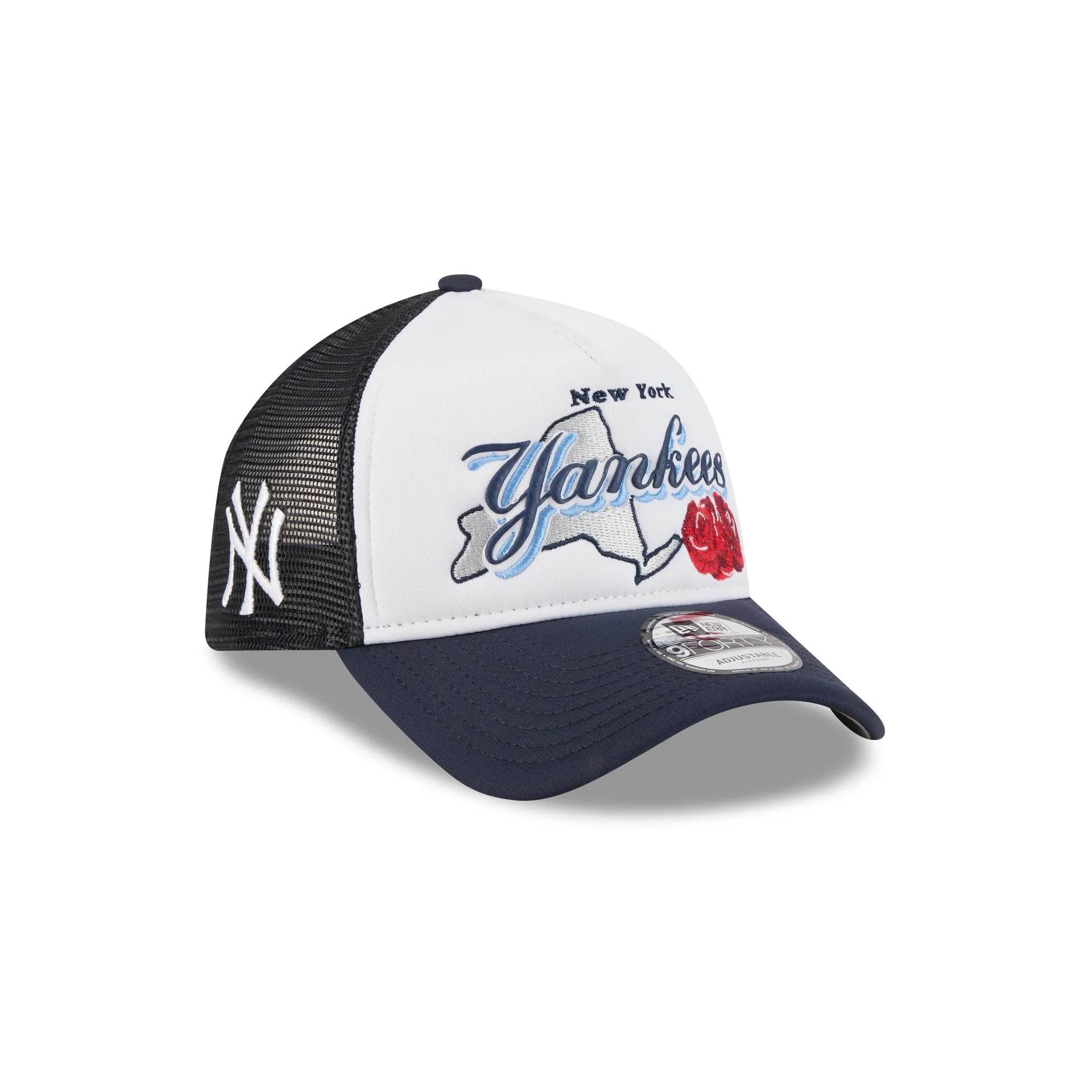 New York Yankees State Flower 9FORTY A-Frame Trucker Hat