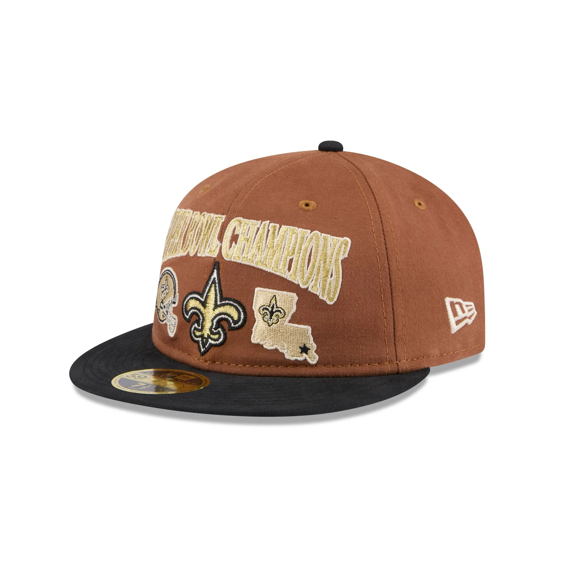 New Orleans Saints Champions Retro Crown 59FIFTY Fitted Hat