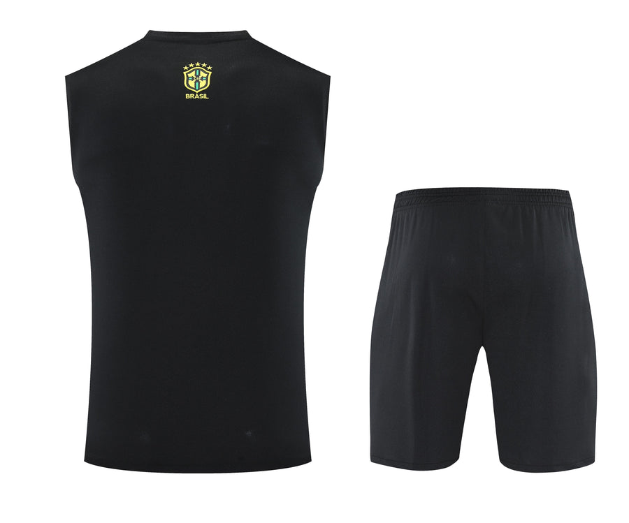Kit Tank Top + Shorts Brazil Christ the Redeemer Blue Training 25/26