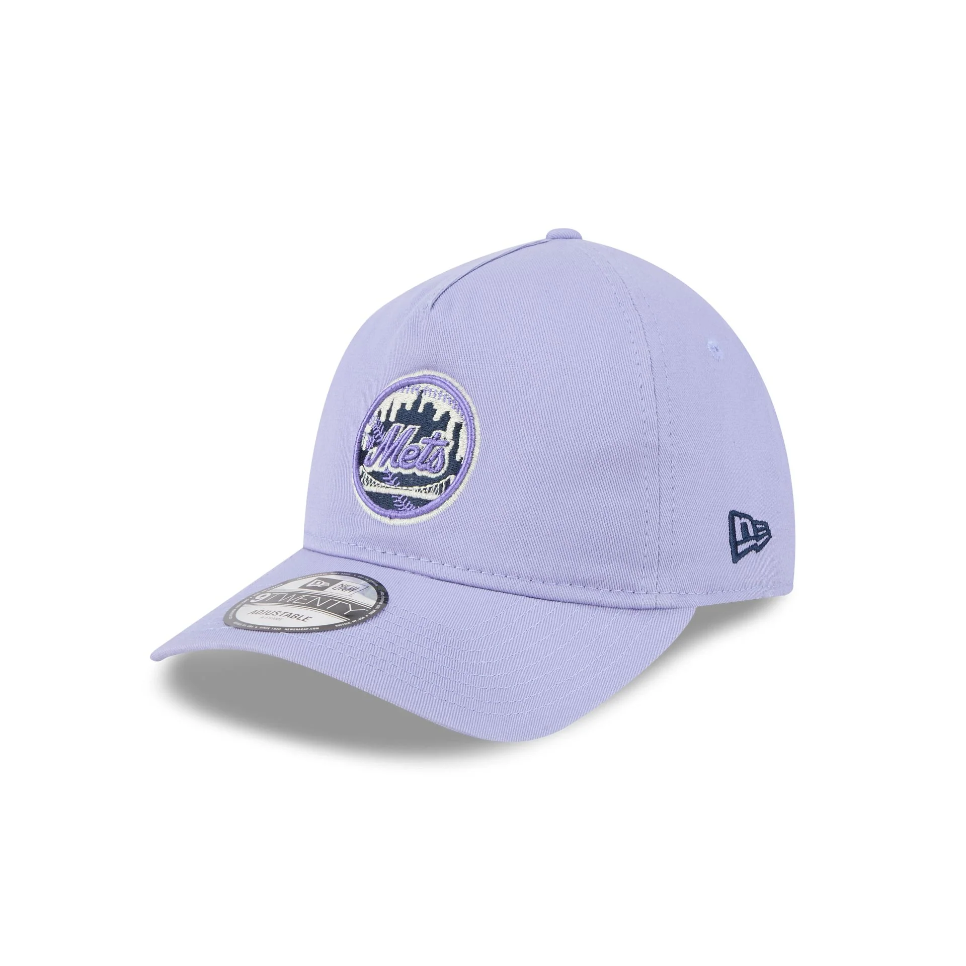 New York Mets Lavender 9TWENTY A-Frame Adjustable Hat