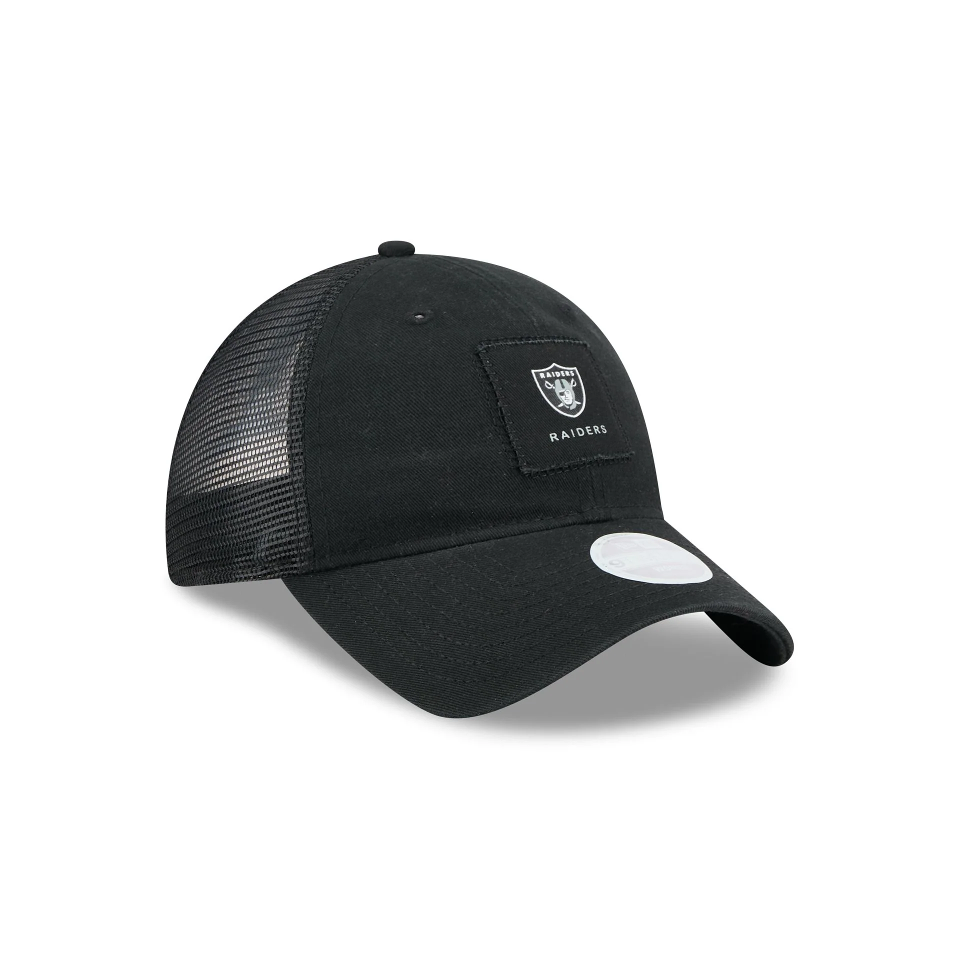 Las Vegas Raiders Women's Square Stitch 9TWENTY Trucker Hat