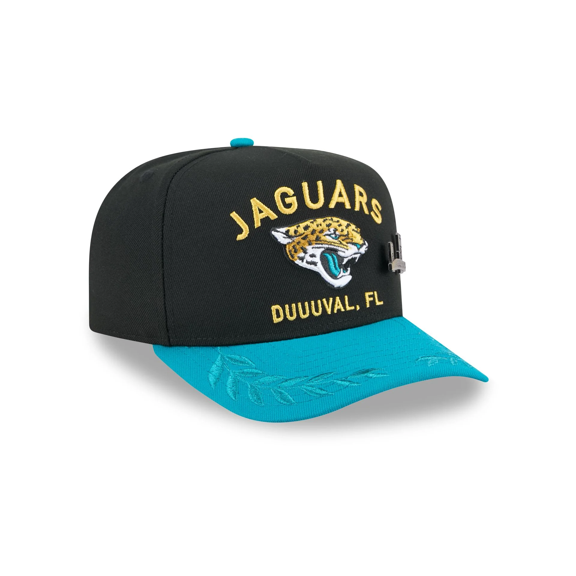 Jacksonville Jaguars 2025 Draft Black 59FIFTY A-Frame Fitted Hat