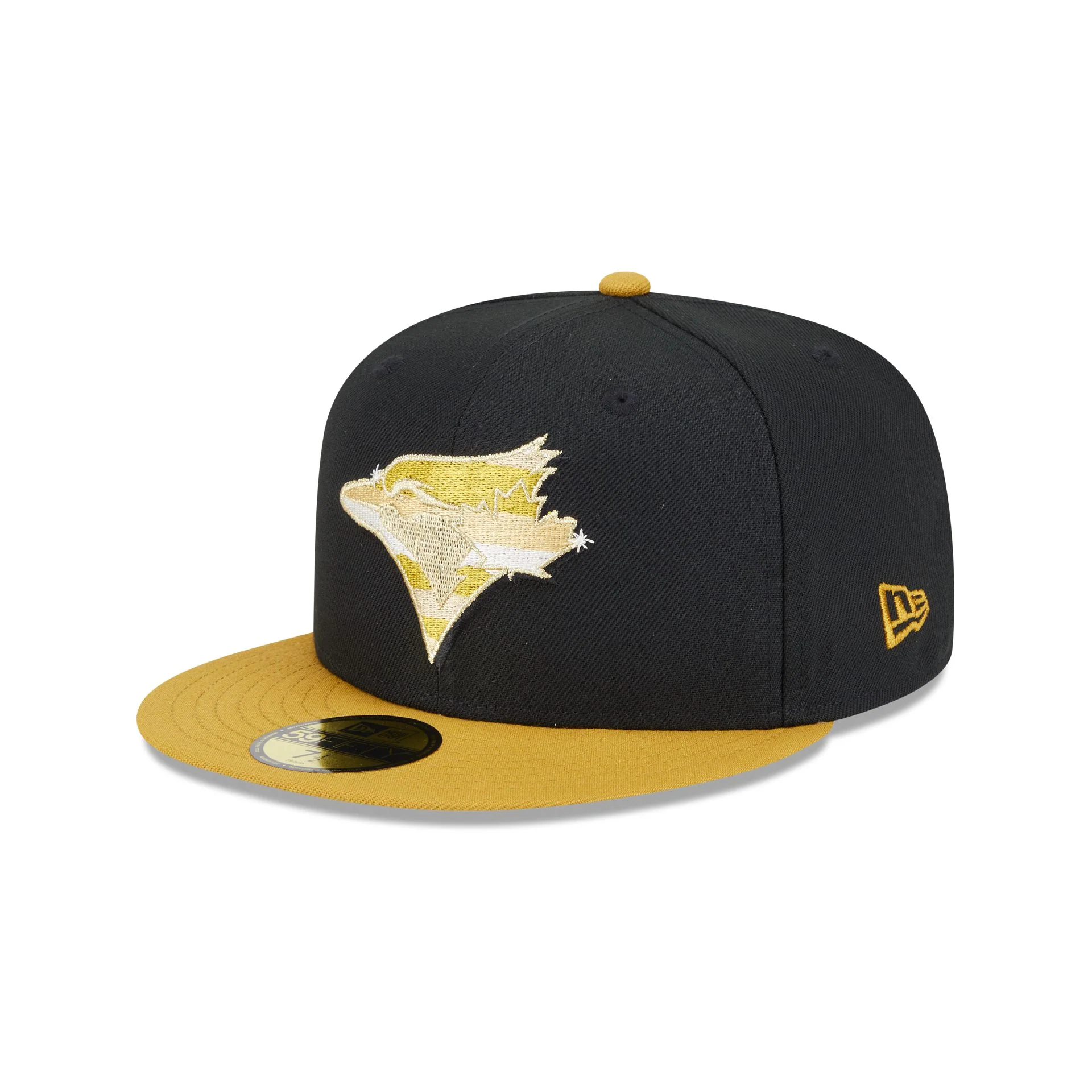 Toronto Blue Jays Metallic Gold Logo 59FIFTY Fitted Hat