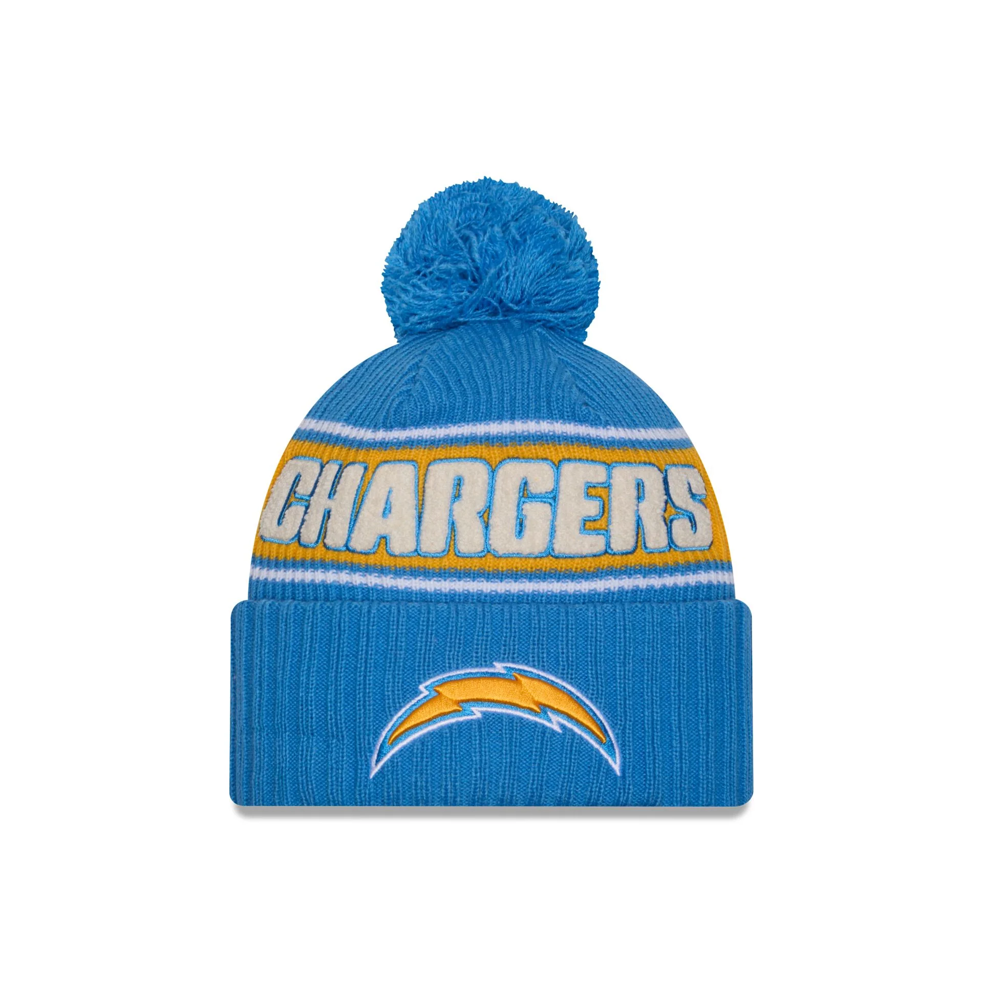 Los Angeles Chargers 2024 Cold Weather Sport Pom Knit Hat