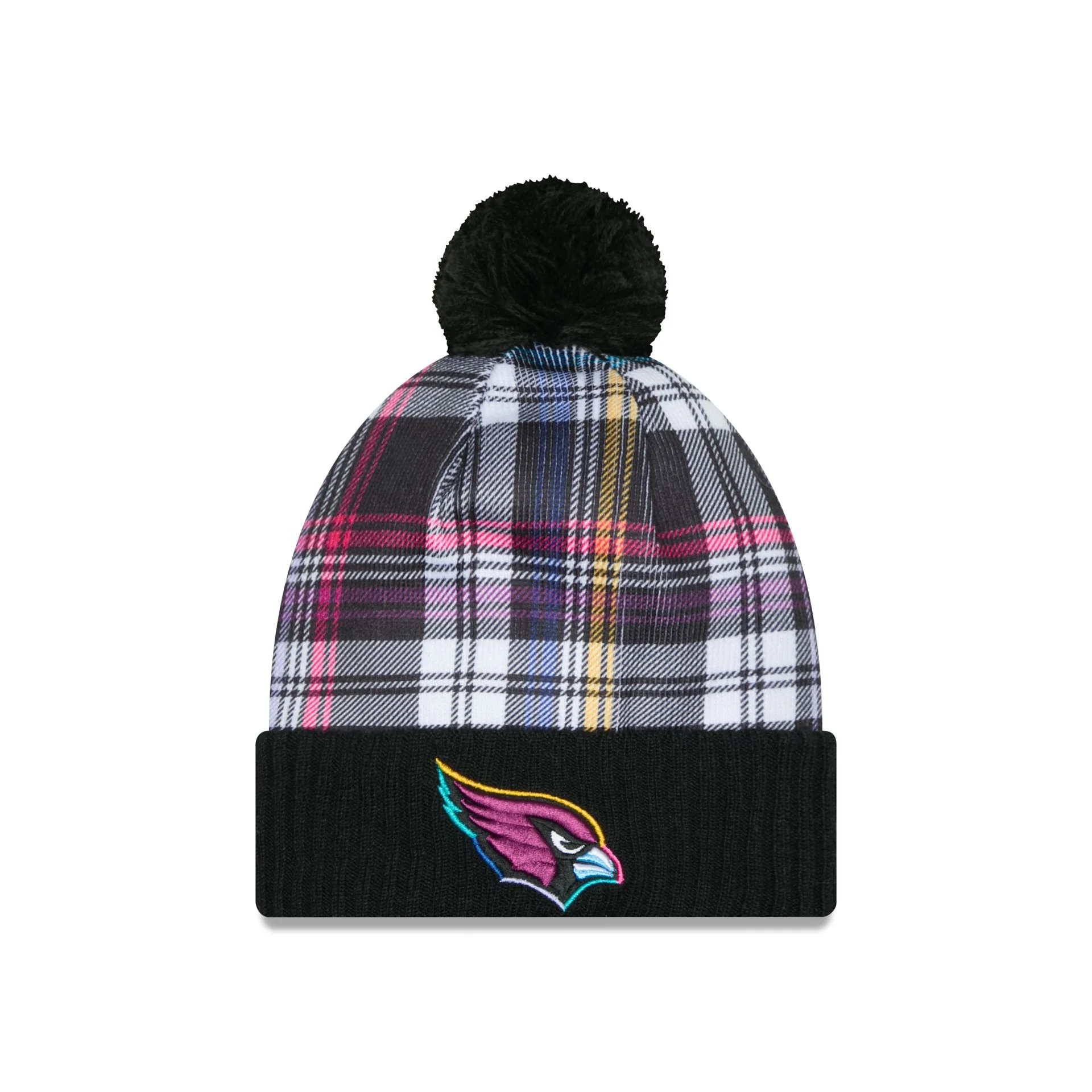 Arizona Cardinals 2024 Crucial Catch Sport Pom Knit Hat