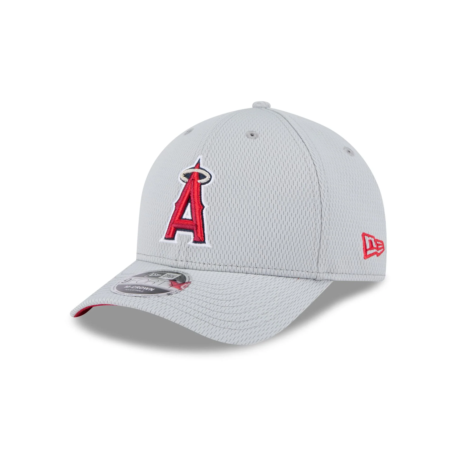 Los Angeles Angels 2025 Clubhouse Gray 9FORTY M-Crown Snapback Hat