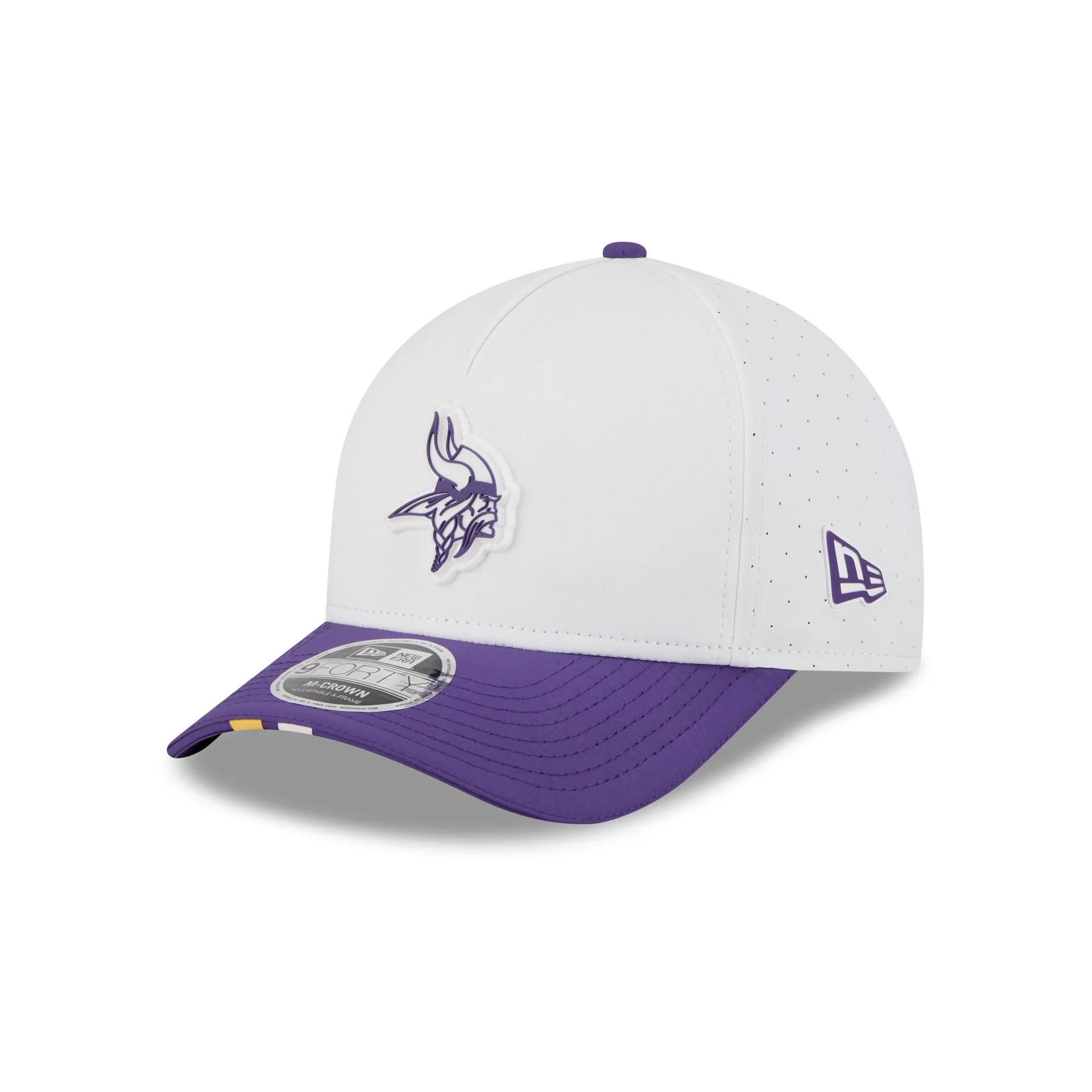 Minnesota Vikings 2025 Training 9FORTY M-Crown A-Frame Snapback Hat