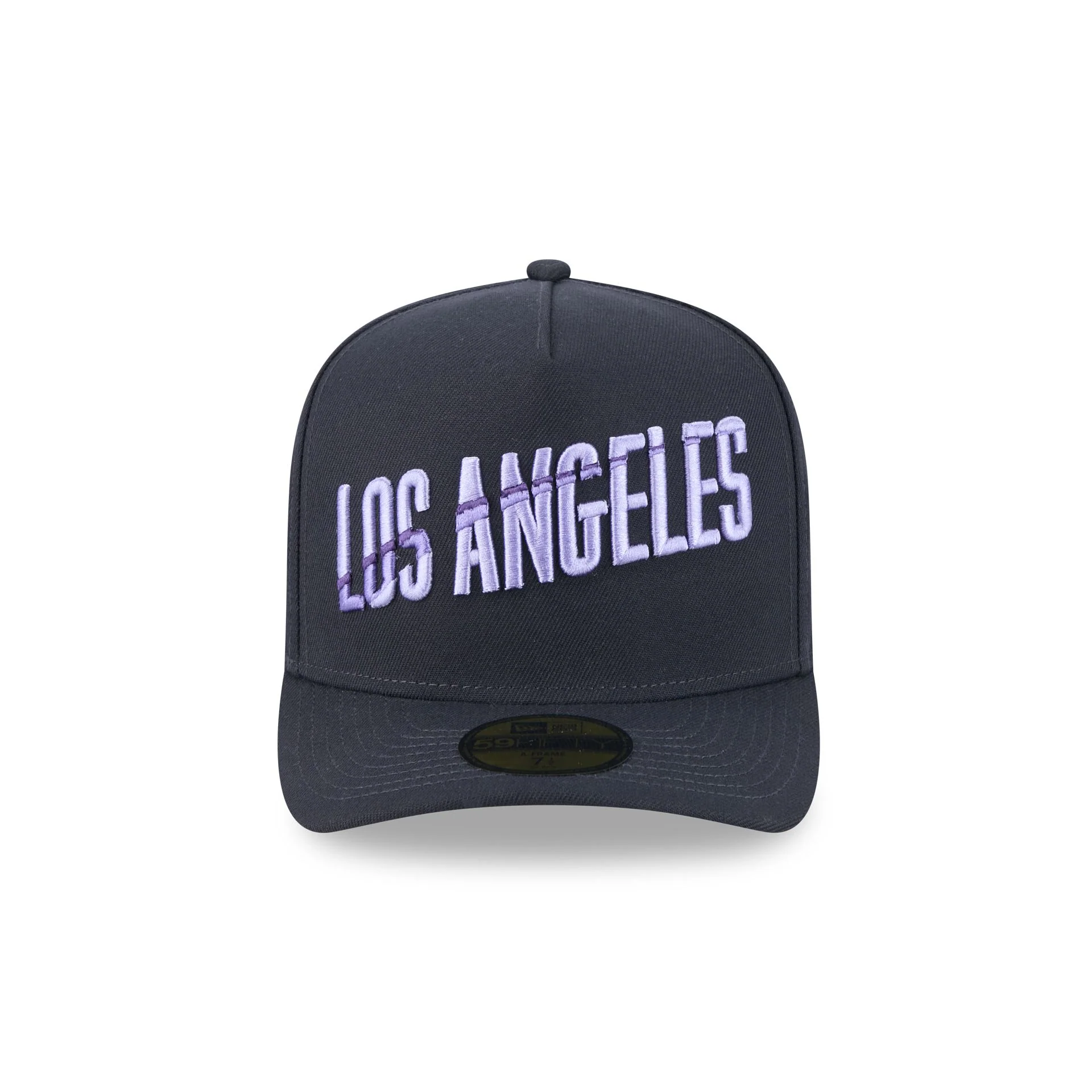 Los Angeles Dodgers Navy Lavender 59FIFTY A-Frame Fitted Hat