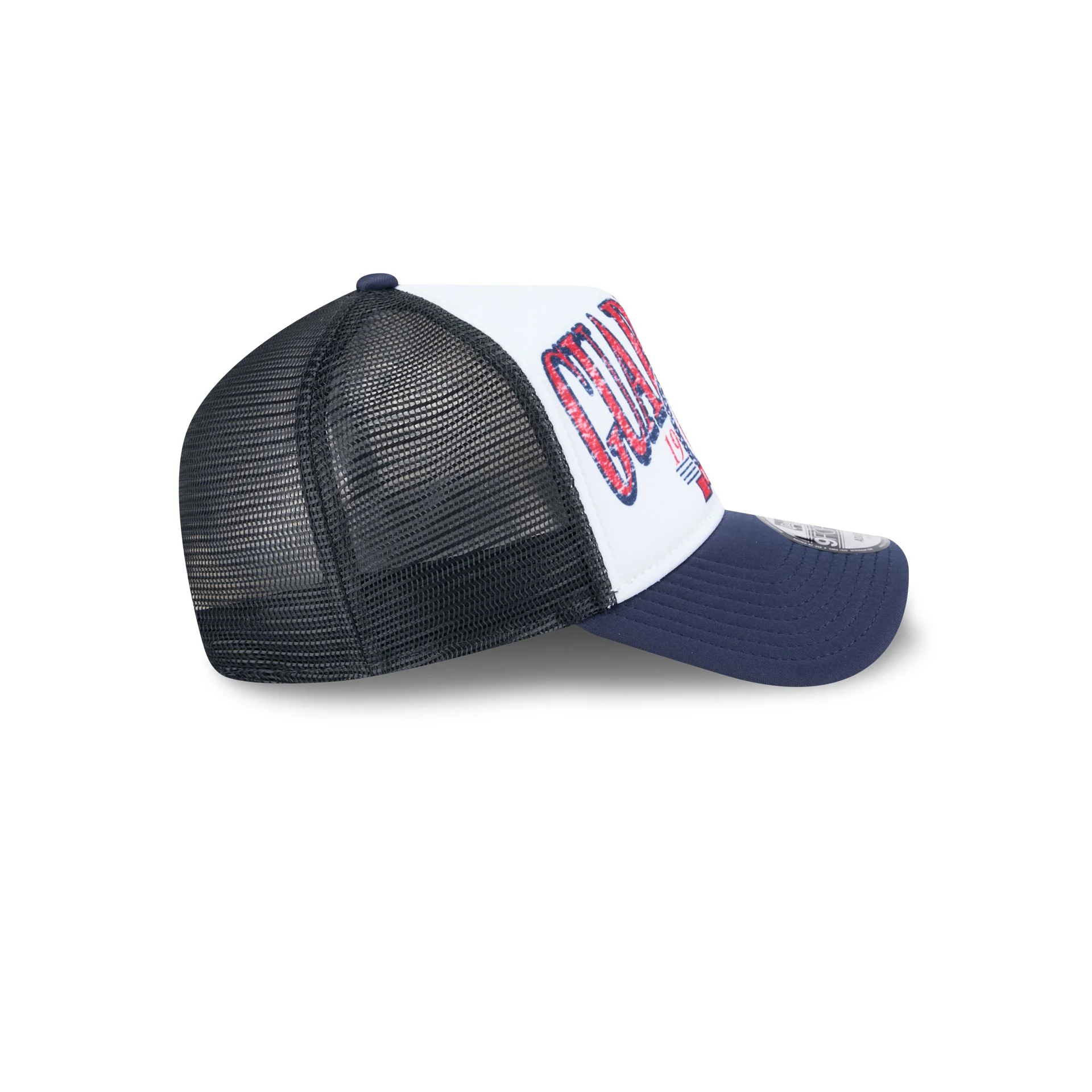 Cleveland Guardians Distressed 9FORTY A-Frame Trucker Hat