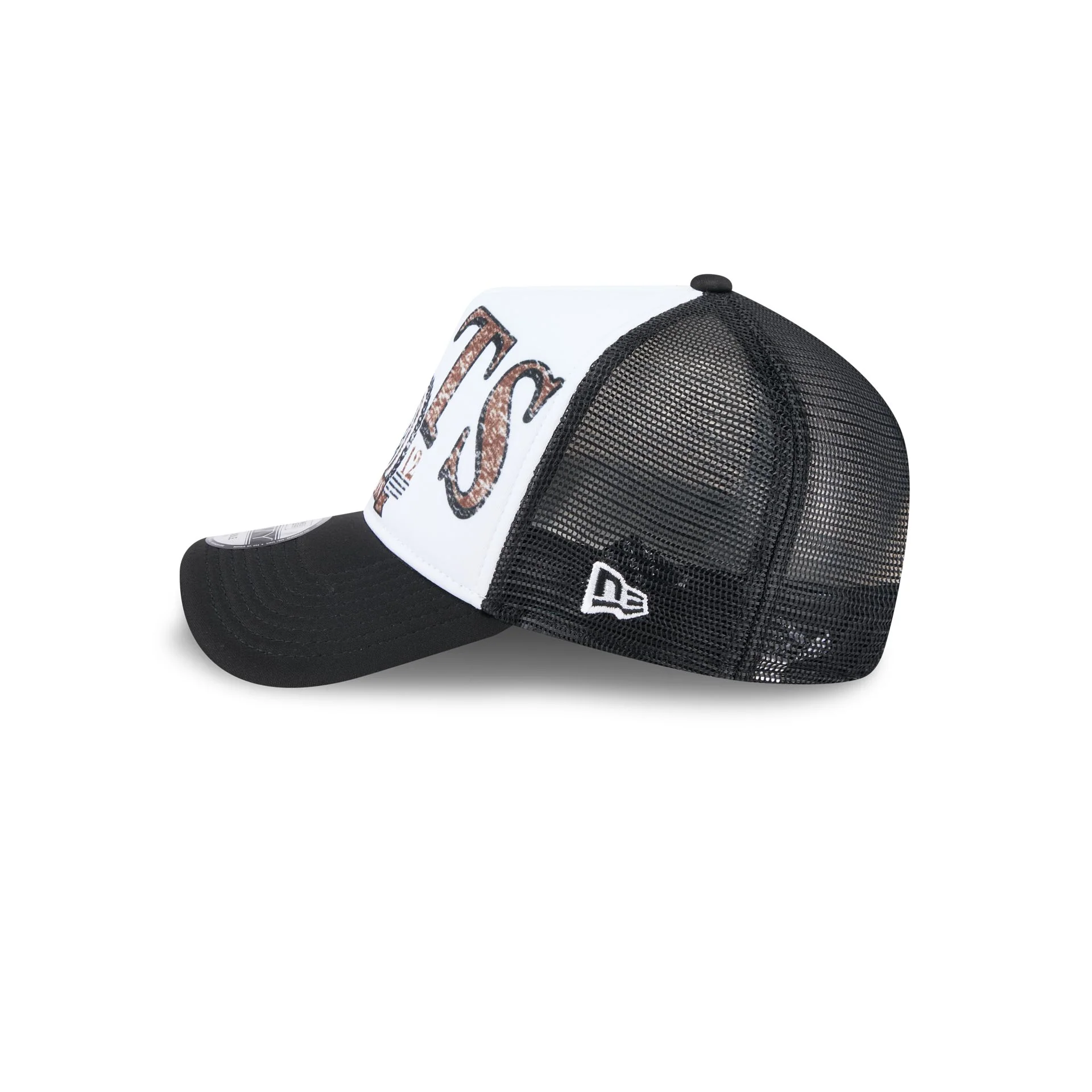 Brooklyn Nets Distressed 9FORTY A-Frame Trucker Hat