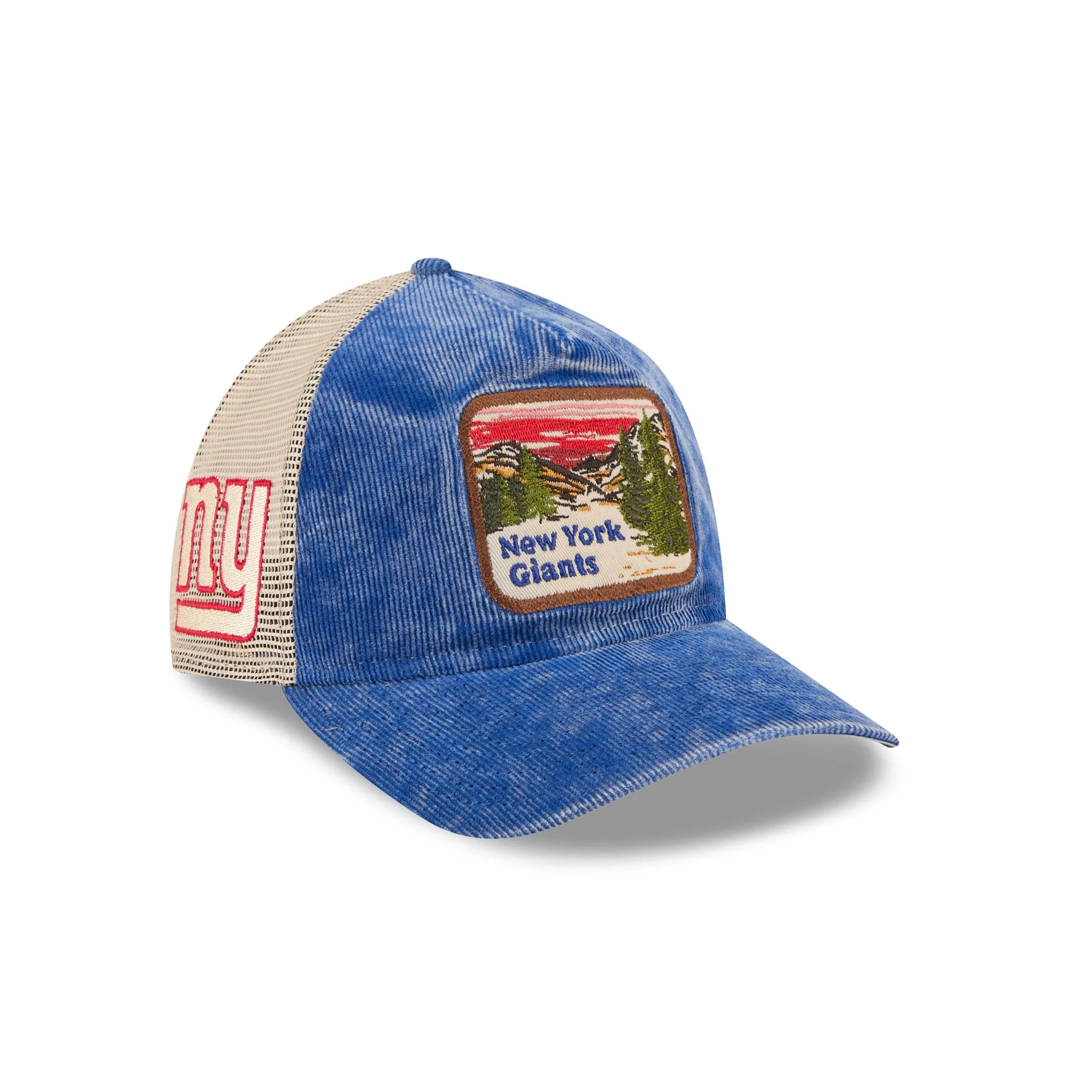 New York Giants Vintage Landscape 9TWENTY A-Frame Trucker Hat