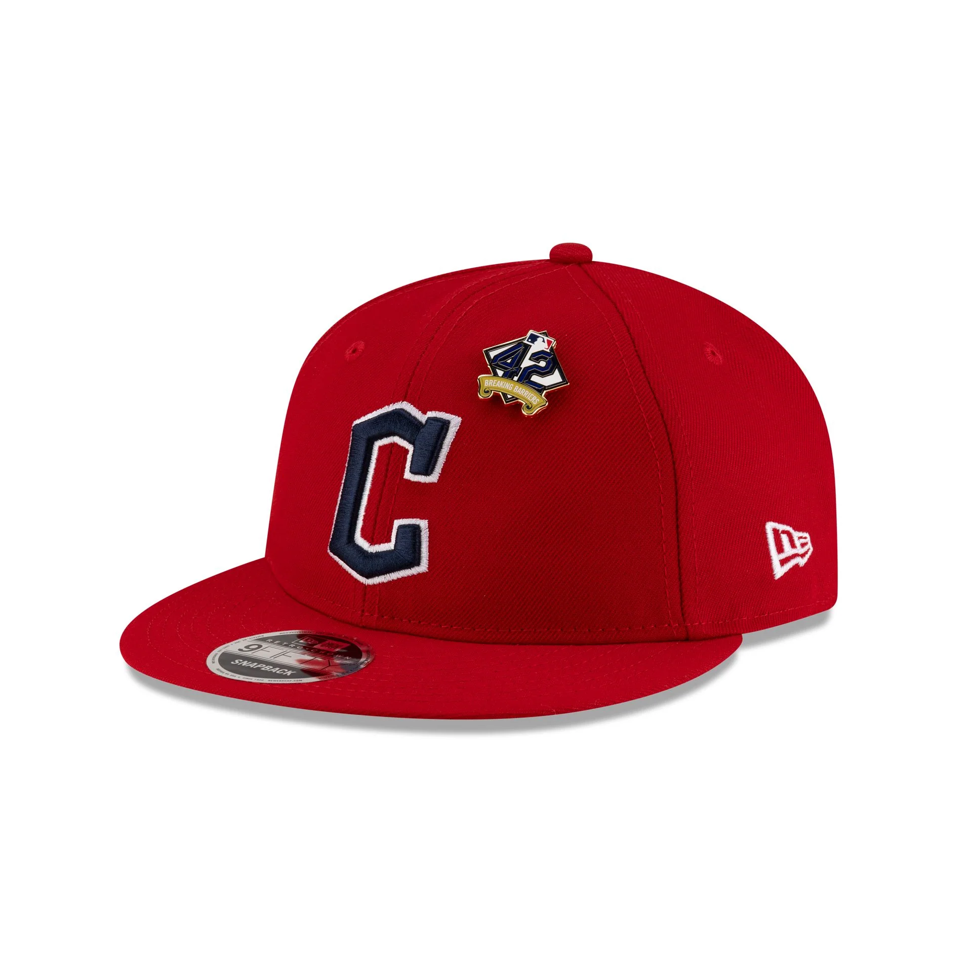 Cleveland Guardians Jackie Robinson Day 2025 Retro Crown 9FIFTY Snapback Hat