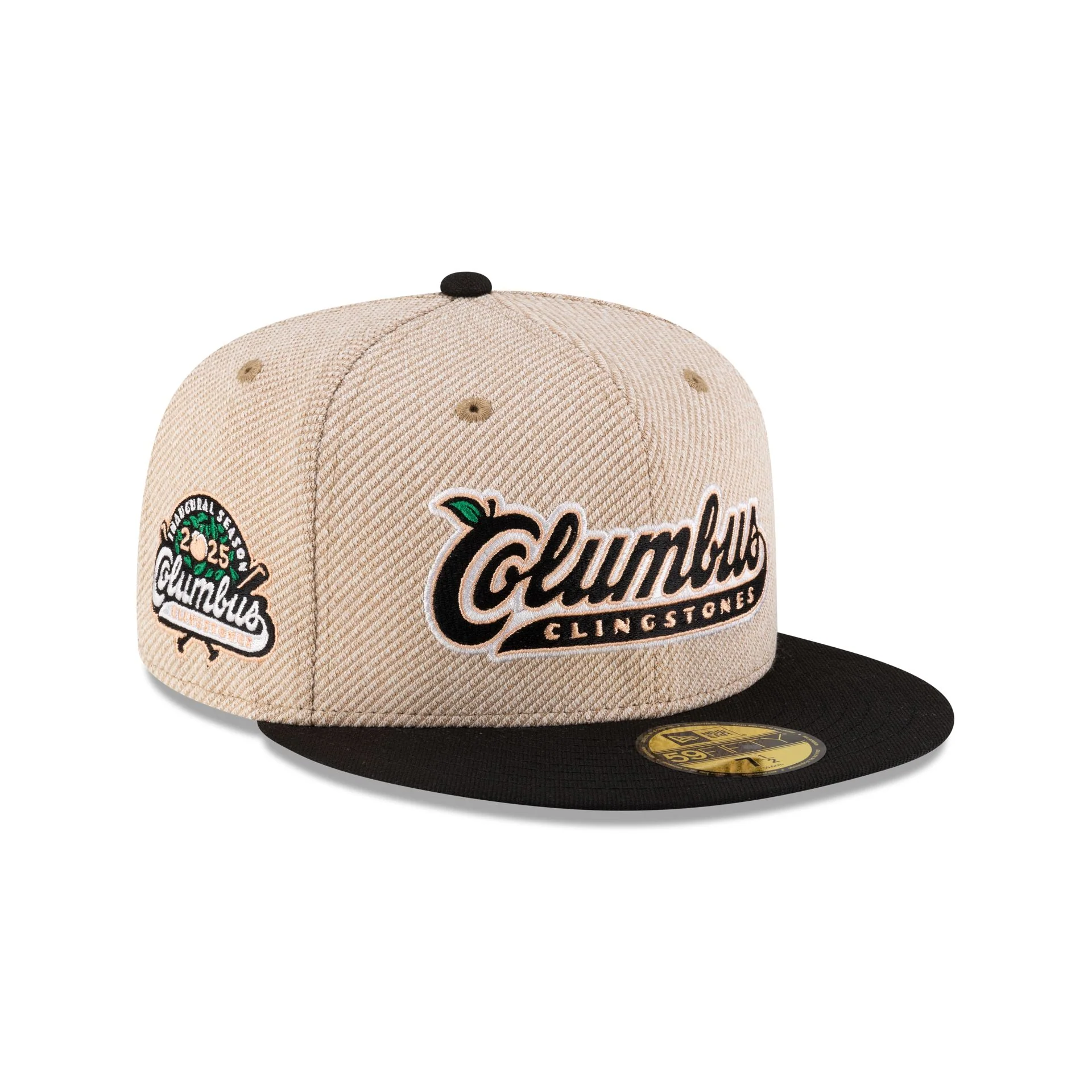 Columbus Clingstones Terry Heather Tan 59FIFTY Fitted Hat