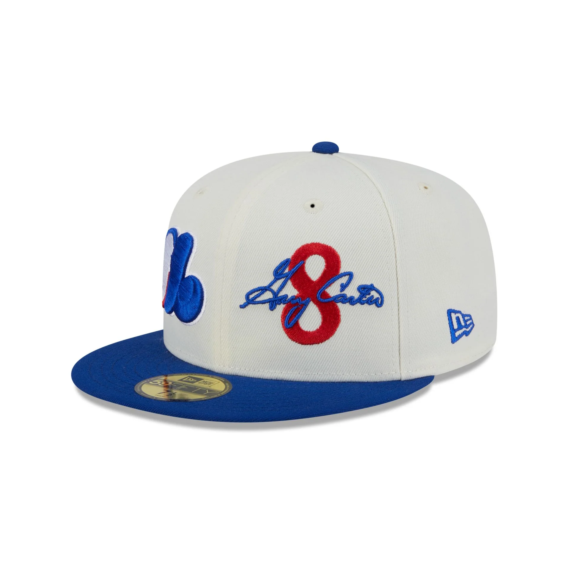 Montreal Expos Gary Carter Chrome White 59FIFTY Fitted Hat