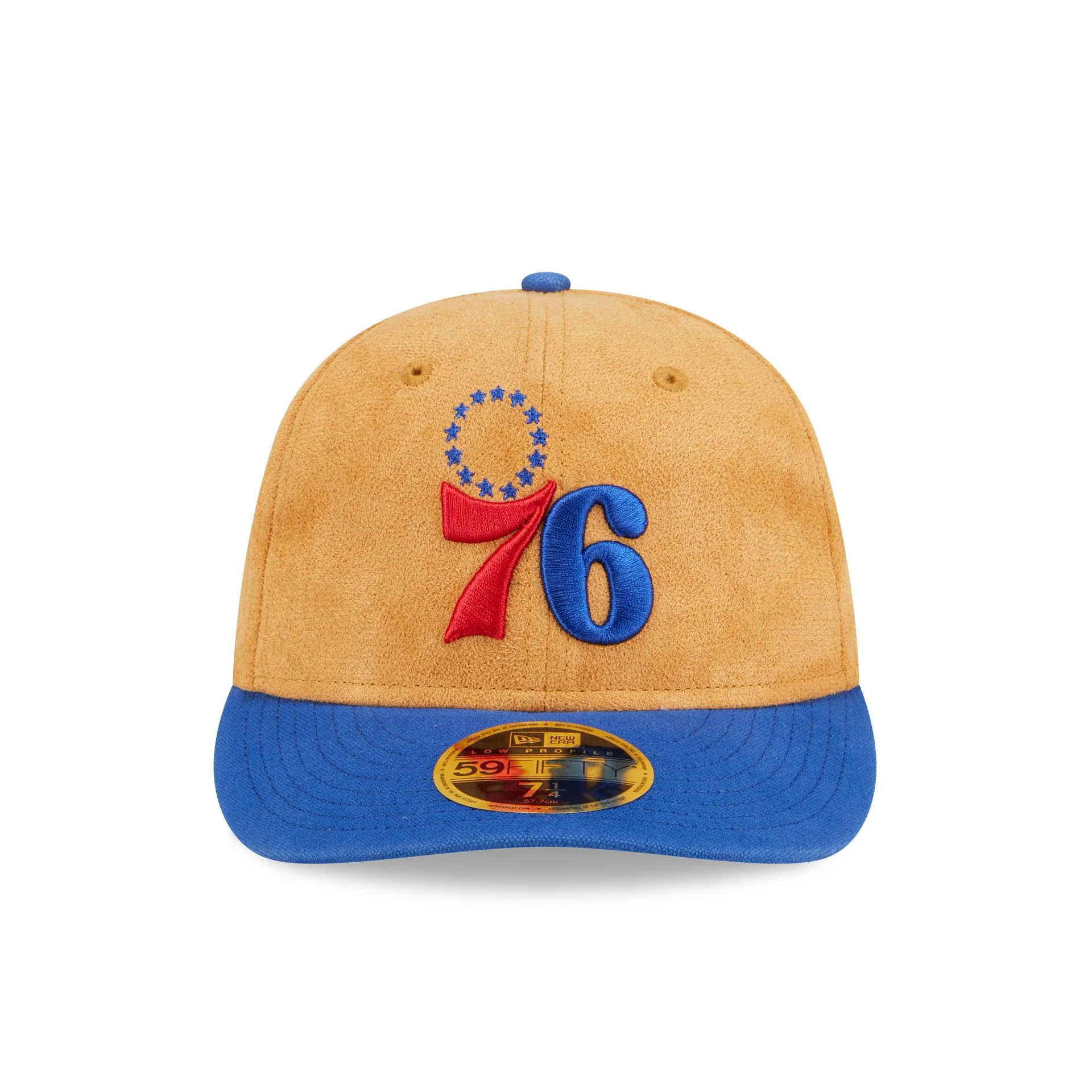 Philadelphia 76ers Tan Texture Low Profile 59FIFTY Fitted Hat