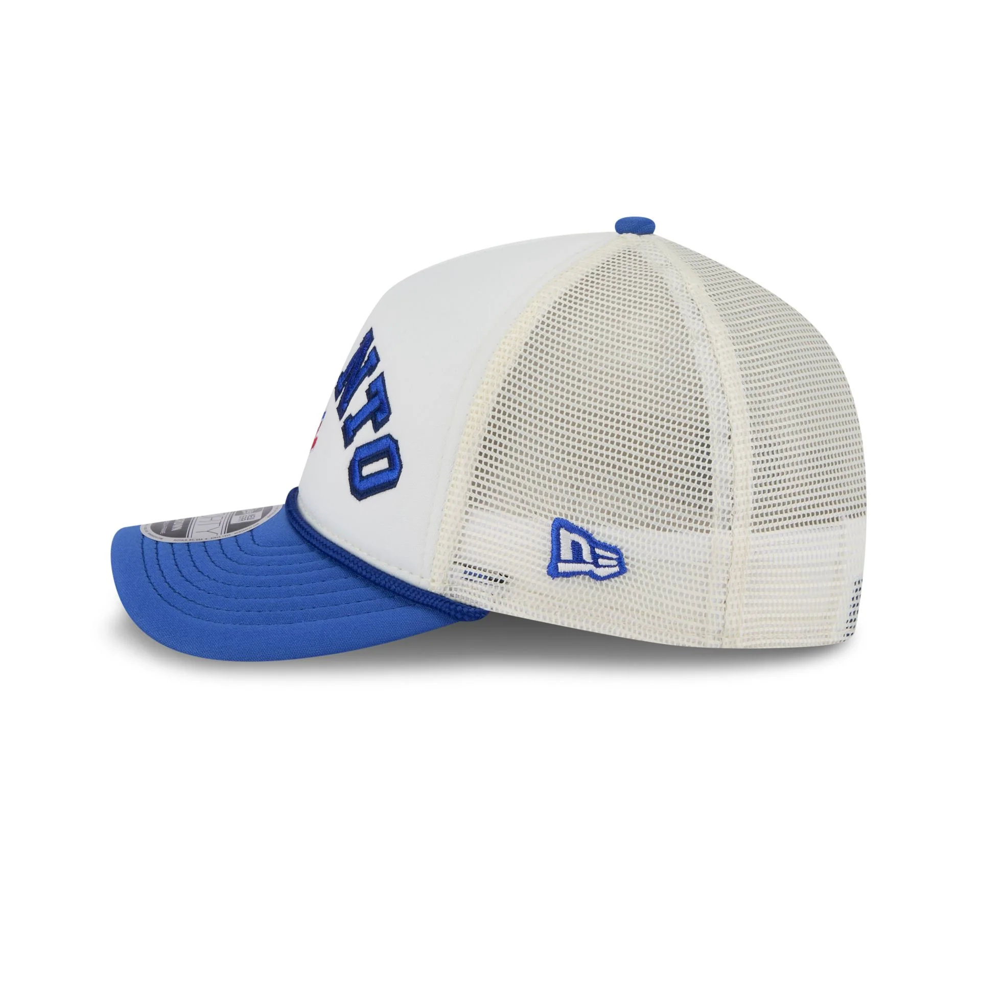 Toronto Blue Jays Chrome Arch 9FORTY M-Crown A-Frame Trucker Hat