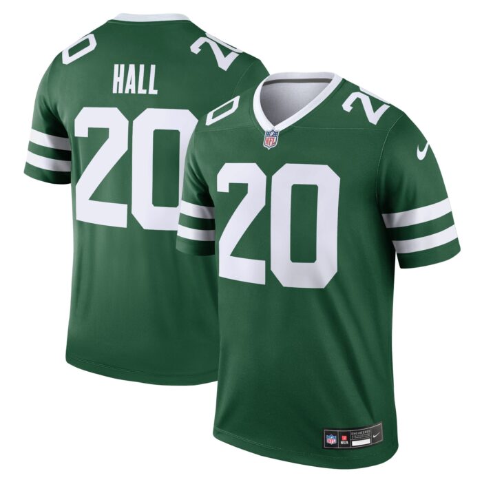 Men’s New York Jets Breece Hall Nike Legacy Green Legend Jersey