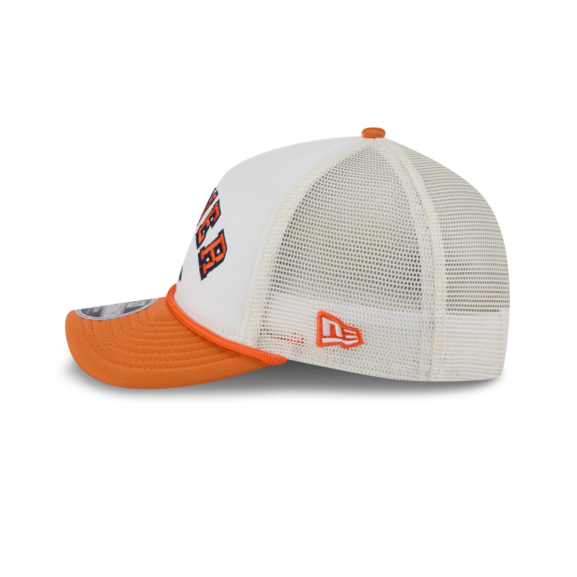Denver Broncos Chrome Arch 9FORTY M-Crown A-Frame Trucker Hat