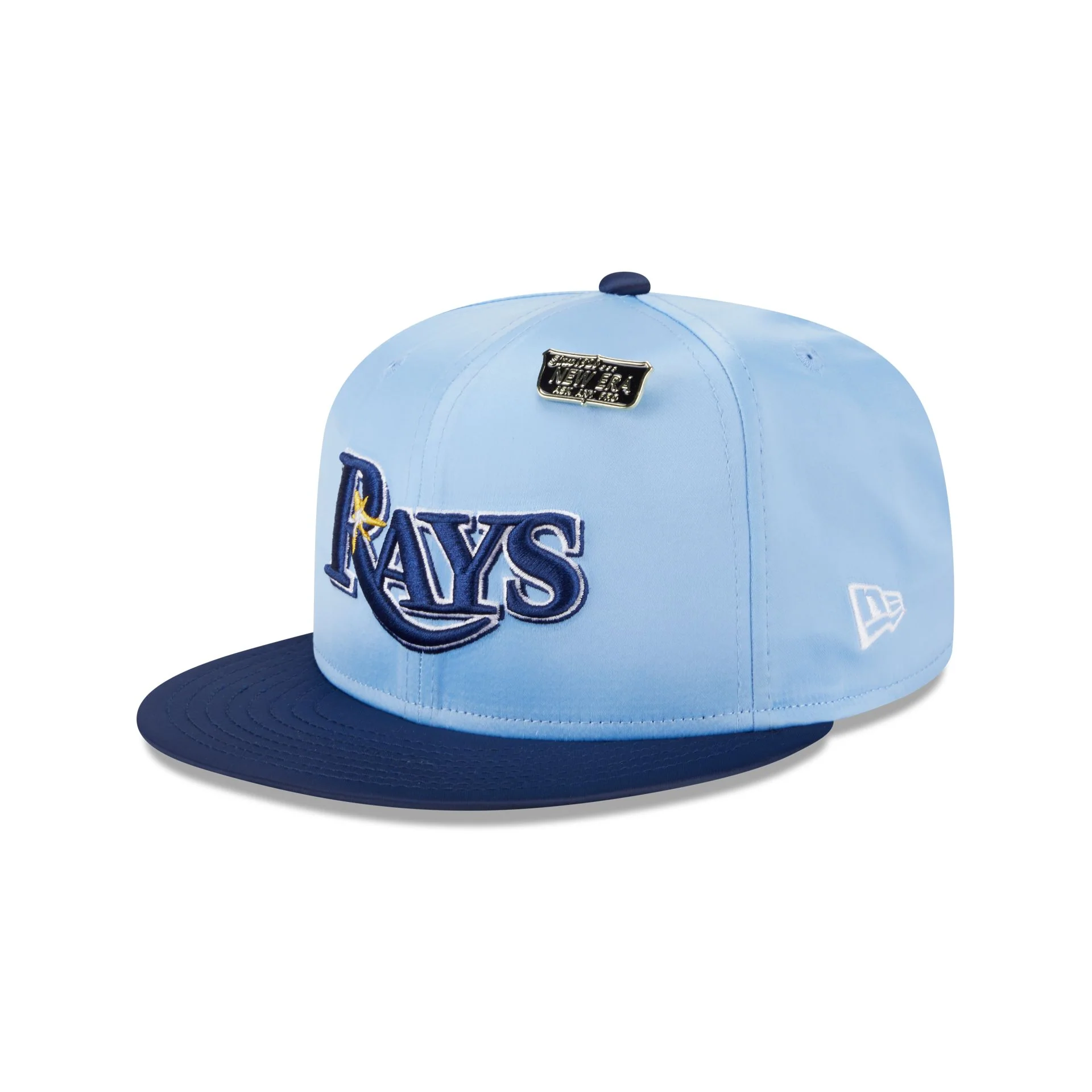 Tampa Bay Rays Satin Pin 9FIFTY Snapback Hat