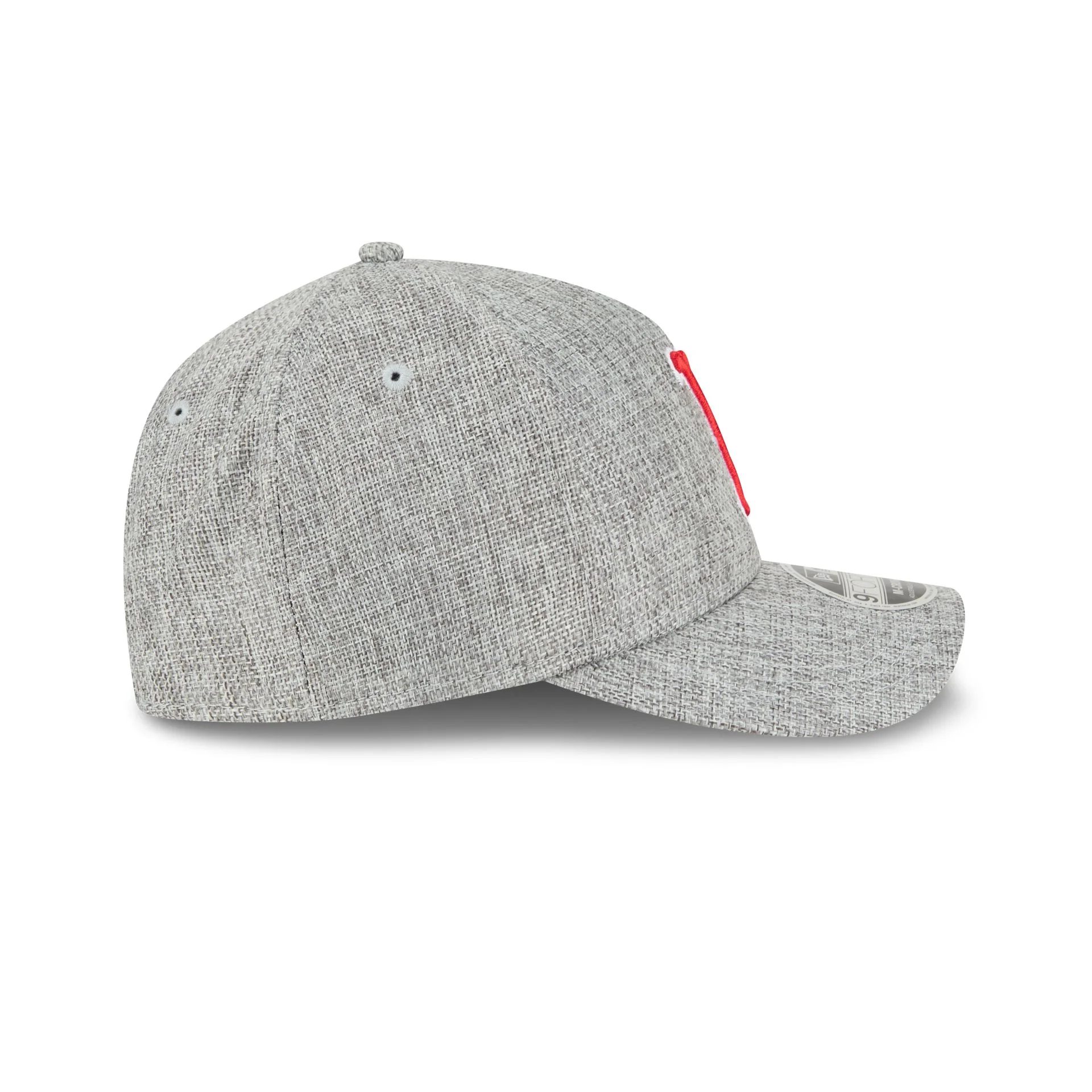 Boston Red Sox Cotton Weave Gray 9FORTY M-Crown A-Frame Snapback Hat