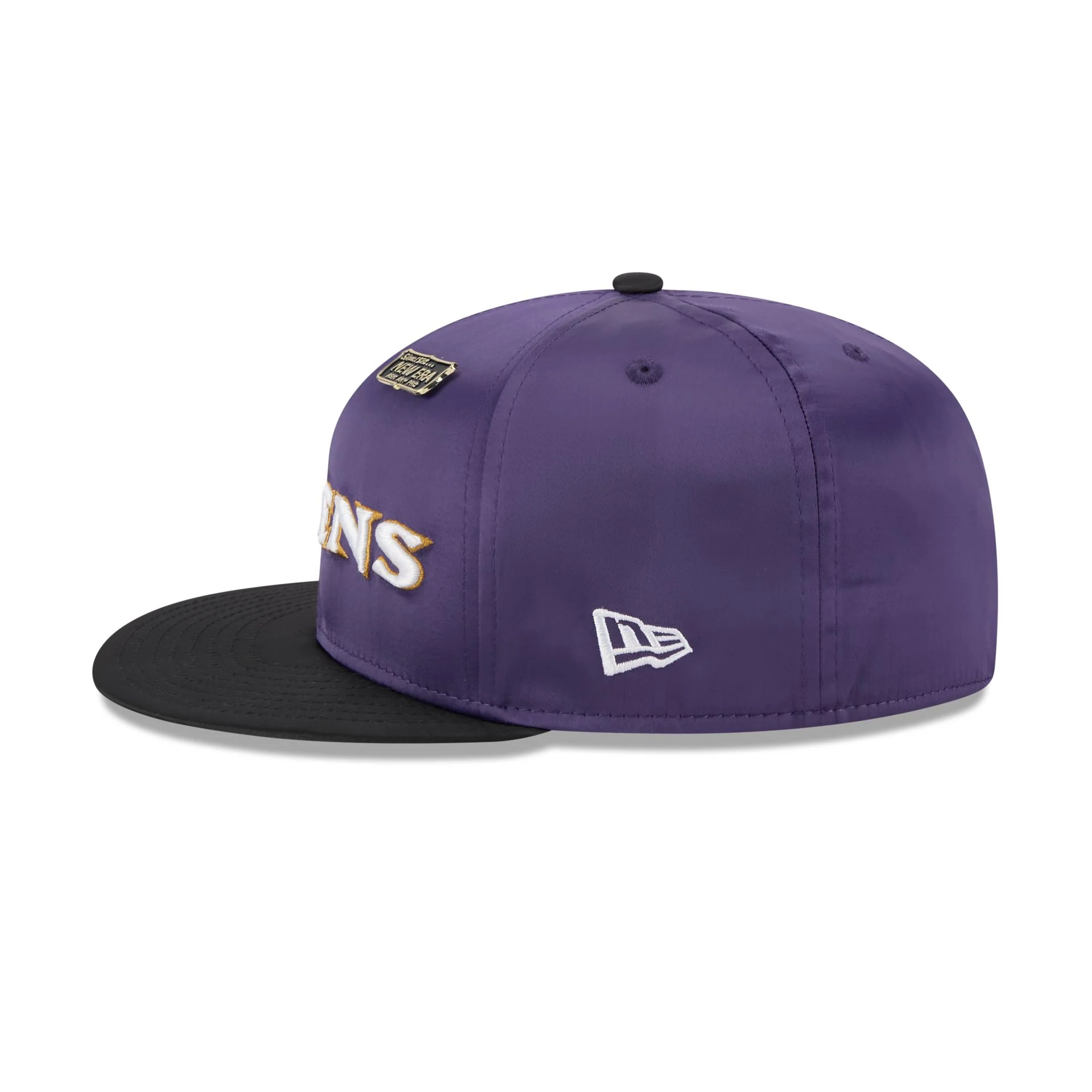 Baltimore Ravens Spring Satin 59FIFTY Fitted Hat