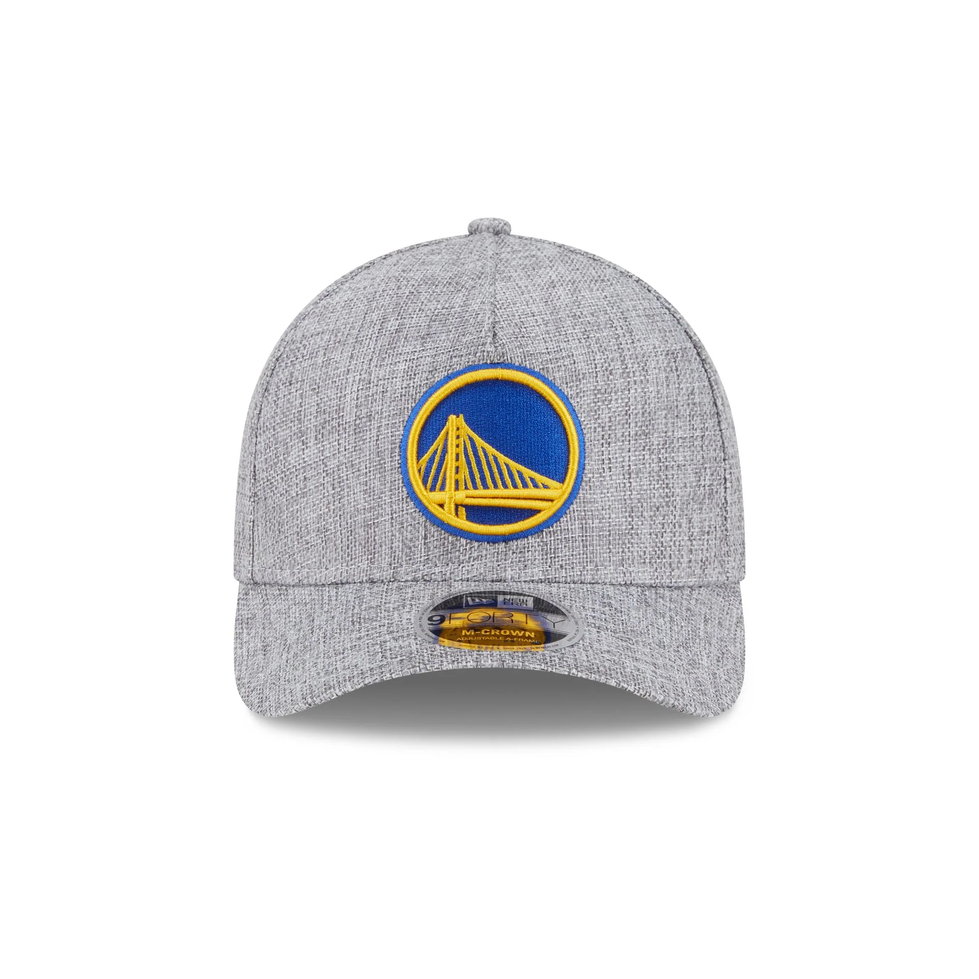 Golden State Warriors Cotton Weave Gray 9FORTY M-Crown A-Frame Snapback Hat