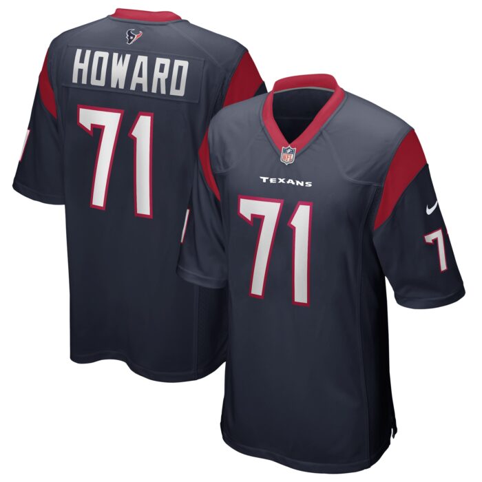 Men’s Houston Texans Tytus Howard Nike Navy Game Jersey