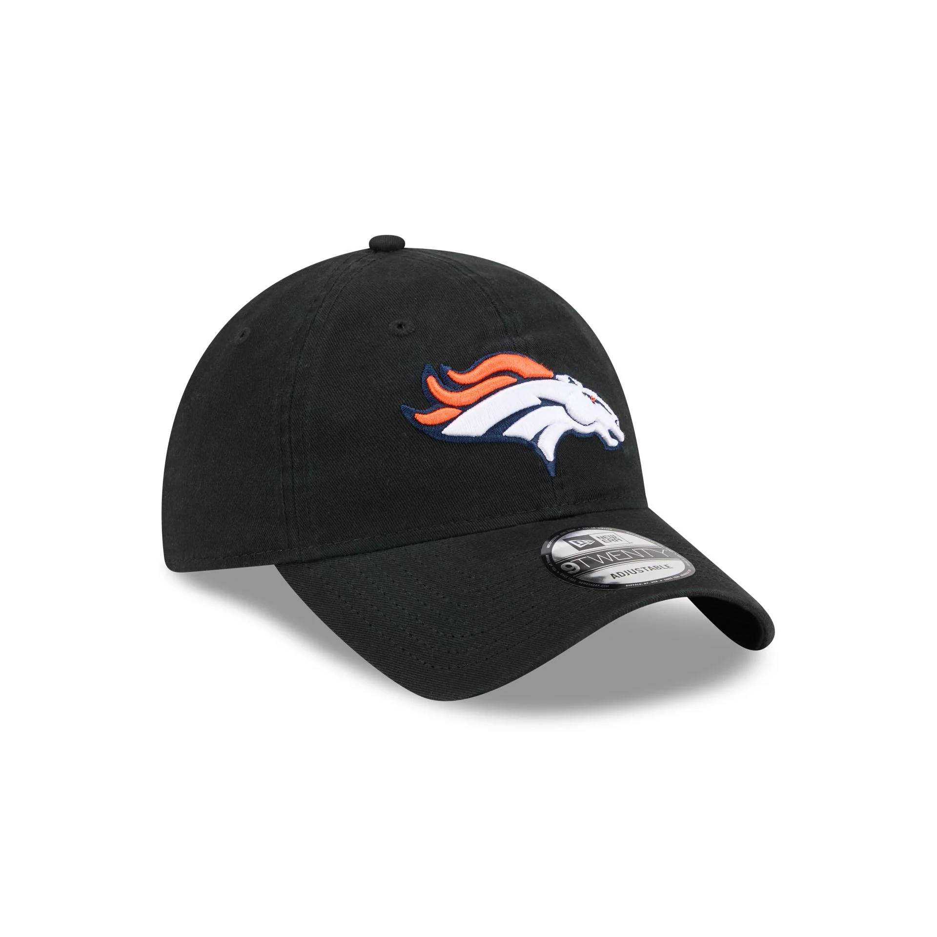 Denver Broncos Black 9TWENTY Adjustable Hat