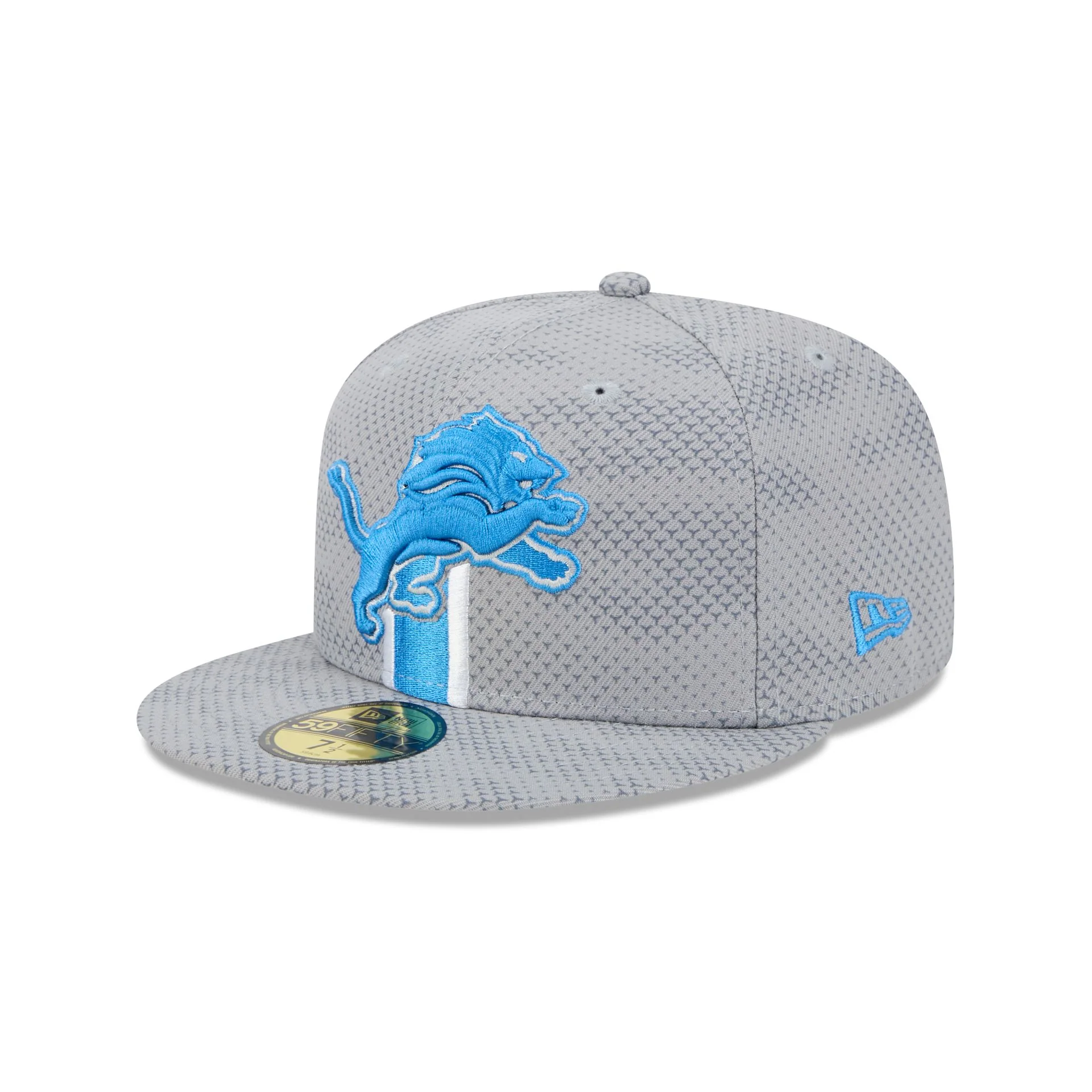 Detroit Lions 2024 Sideline Gray 59FIFTY Fitted Hat