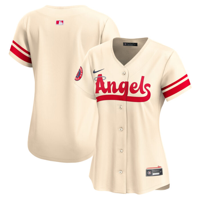 Women’s Los Angeles Angels  Nike Cream City Connect Limited Jersey
