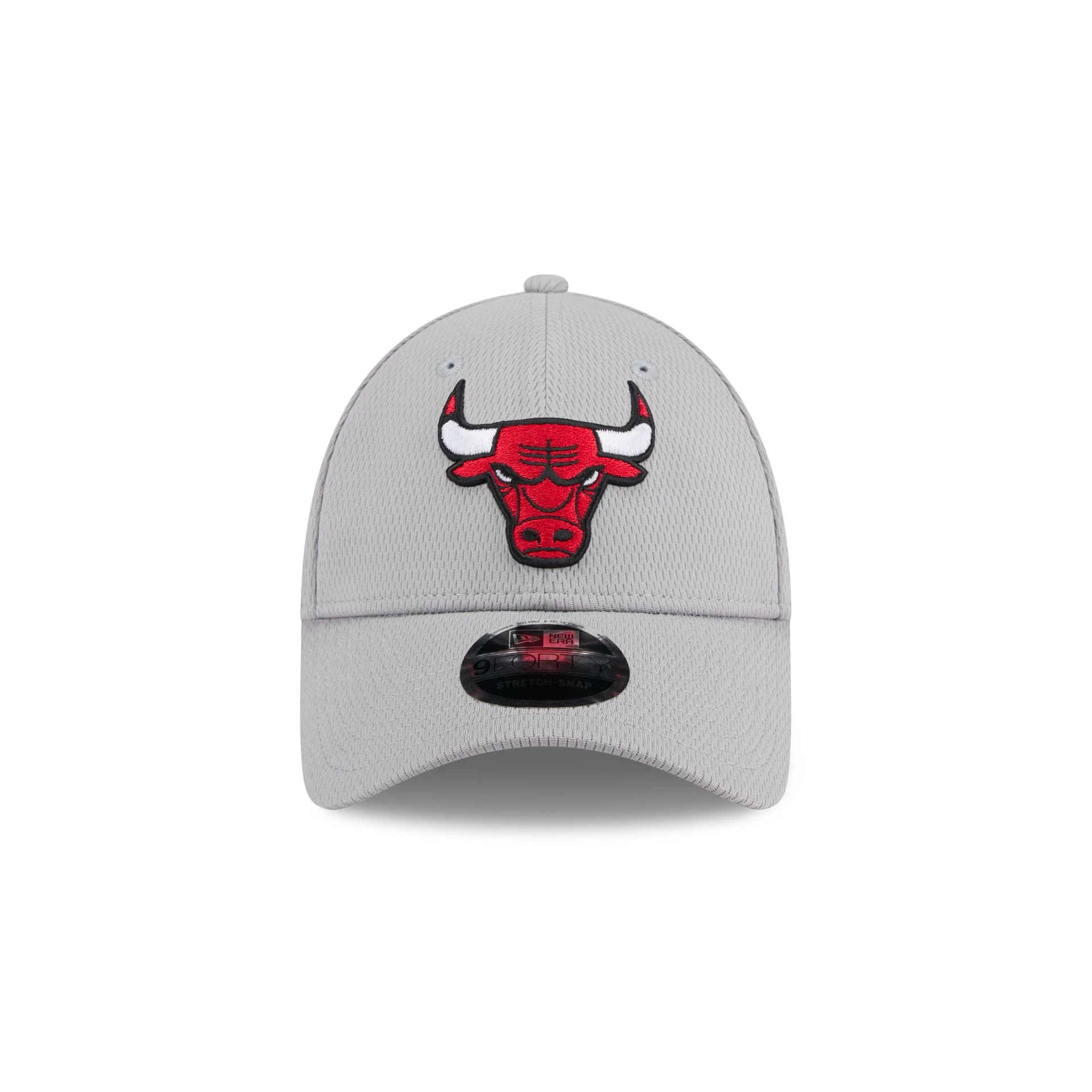 Chicago Bulls Gray 9FORTY Stretch-Snap Hat