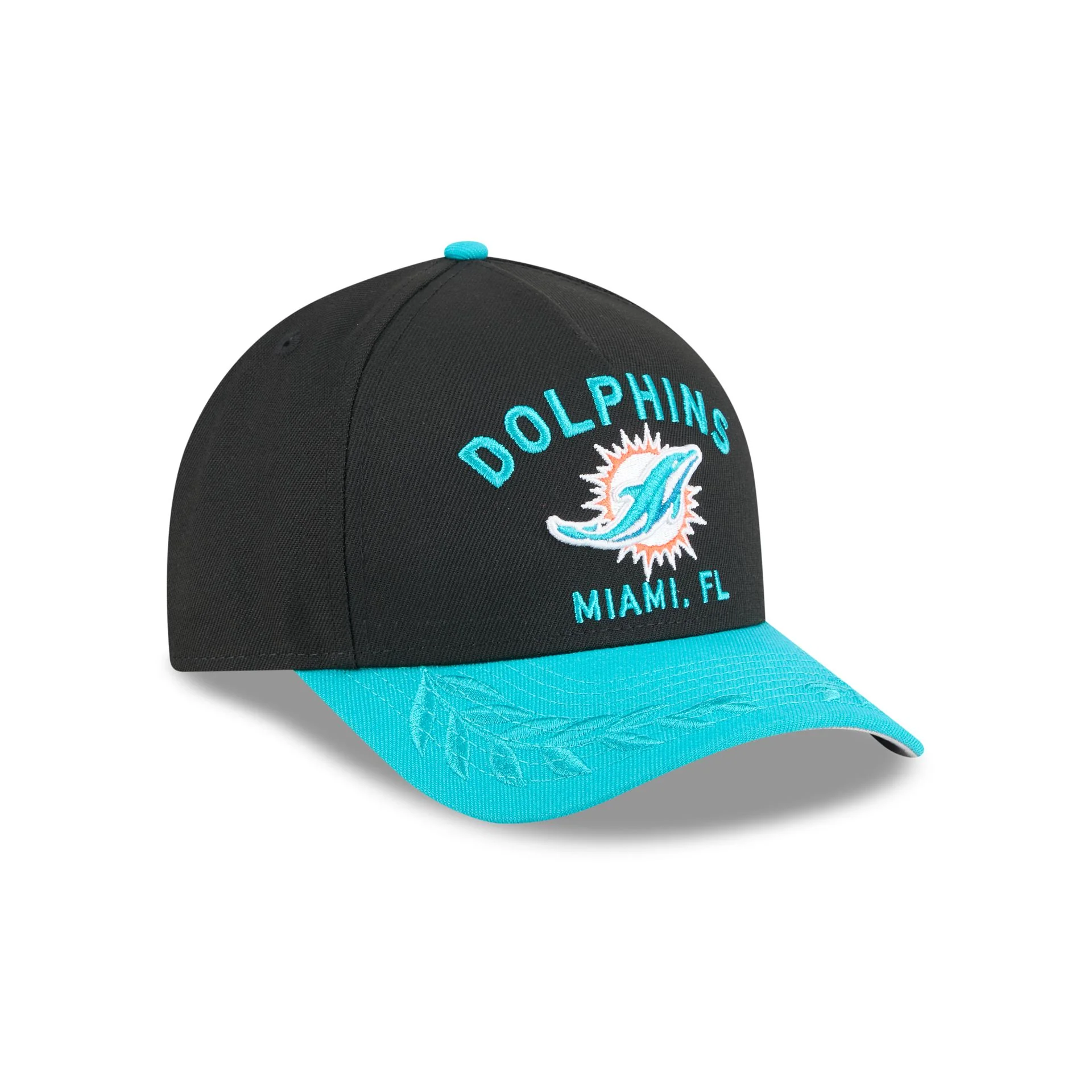 Miami Dolphins 2025 Draft 9FORTY M-Crown A-Frame Snapback Hat