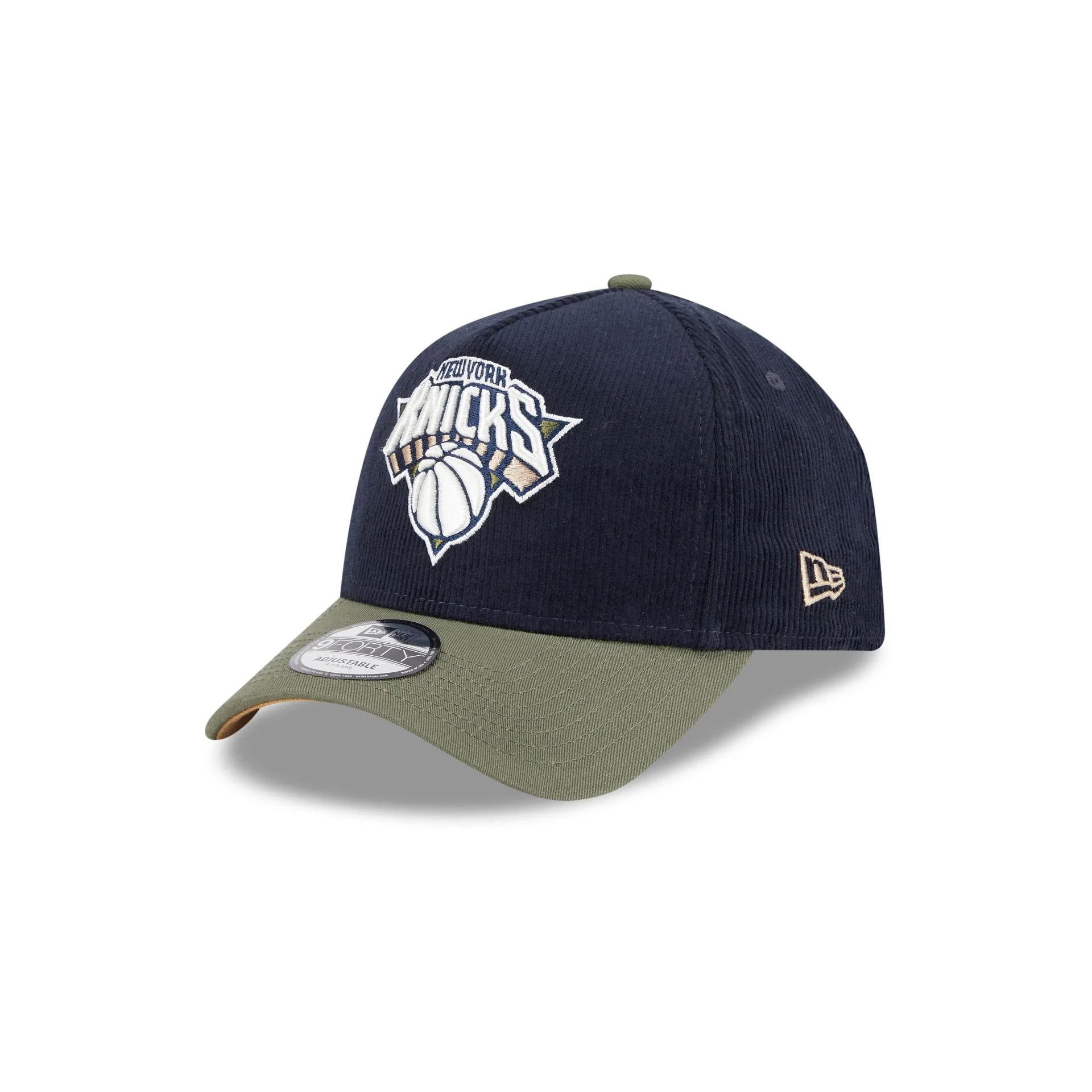 New York Knicks Navy 9FORTY A-Frame Snapback Hat