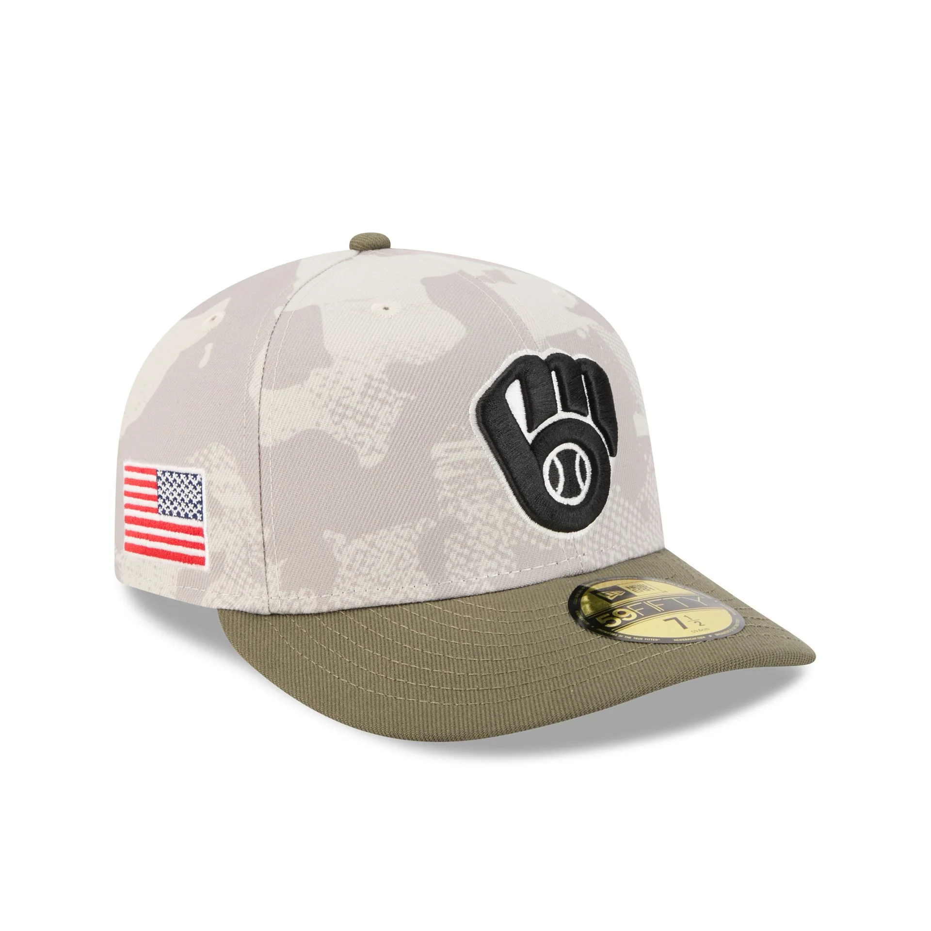 Milwaukee Brewers Armed Forces Day 2025 59FIFTY Fitted Hat