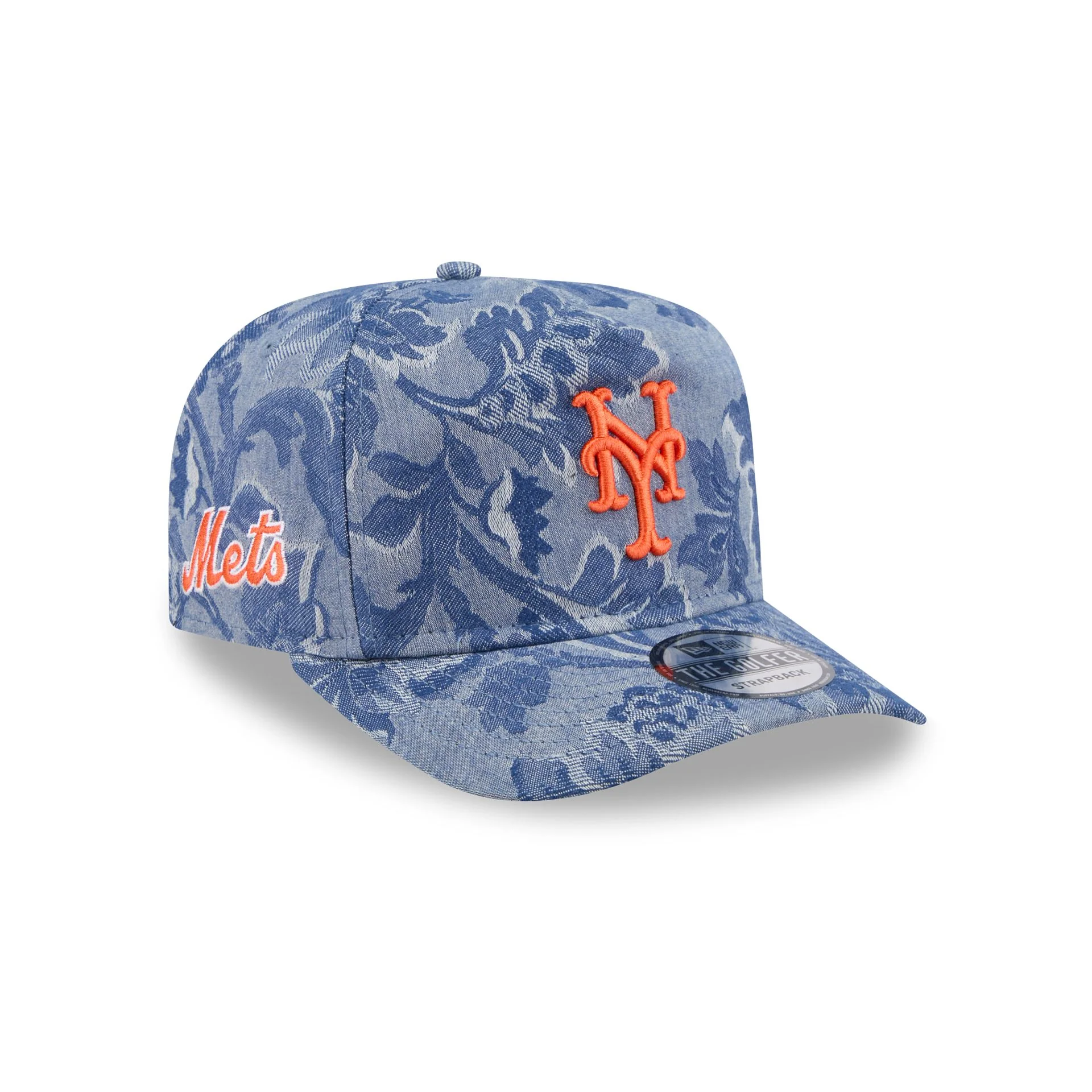 New York Mets Denim Jacquard Golfer Hat