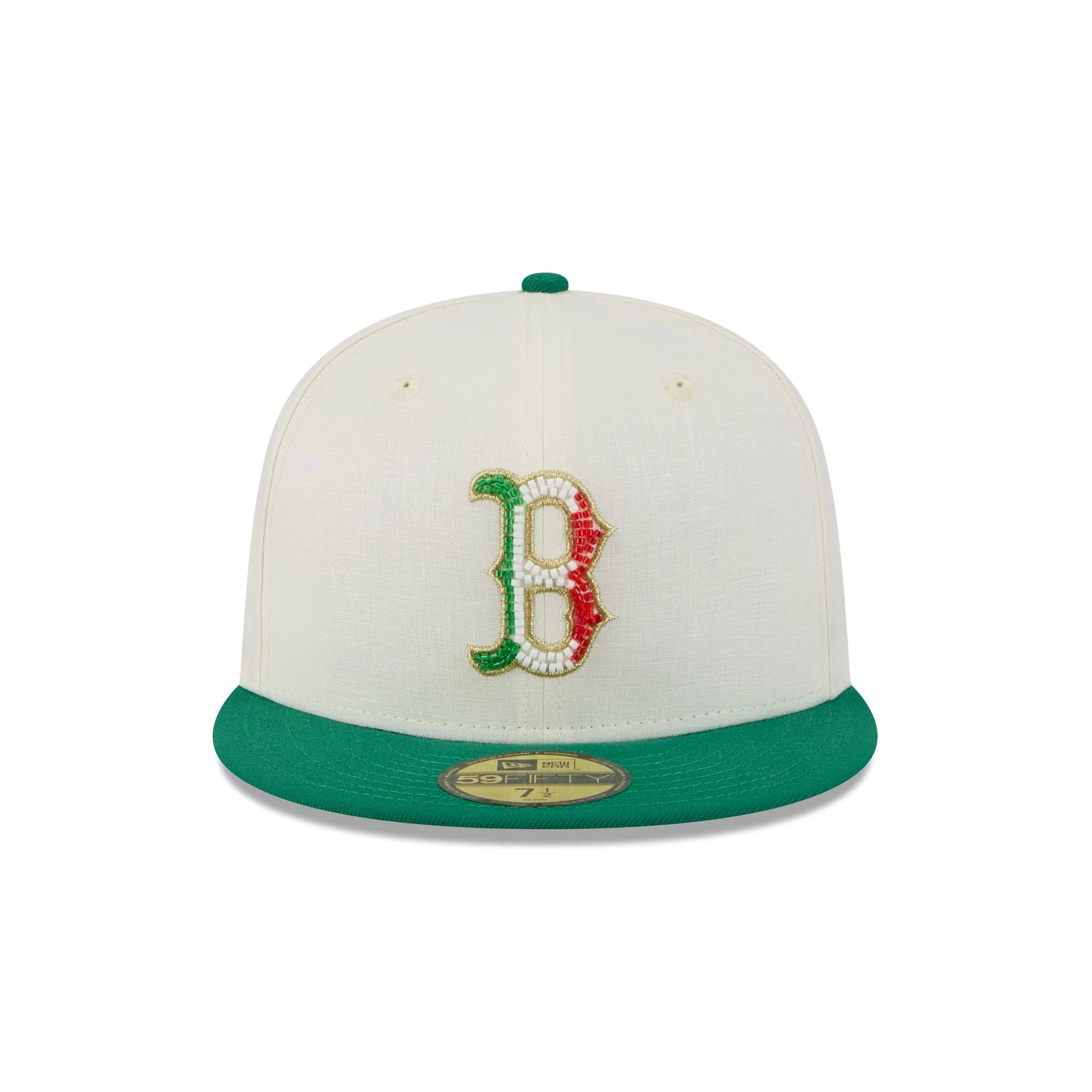 Boston Red Sox Beaded Linen 59FIFTY Fitted Hat