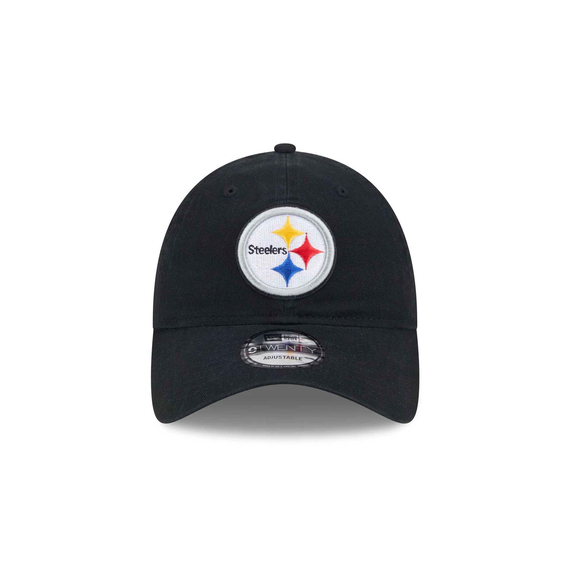 Pittsburgh Steelers Black 9TWENTY Adjustable Hat