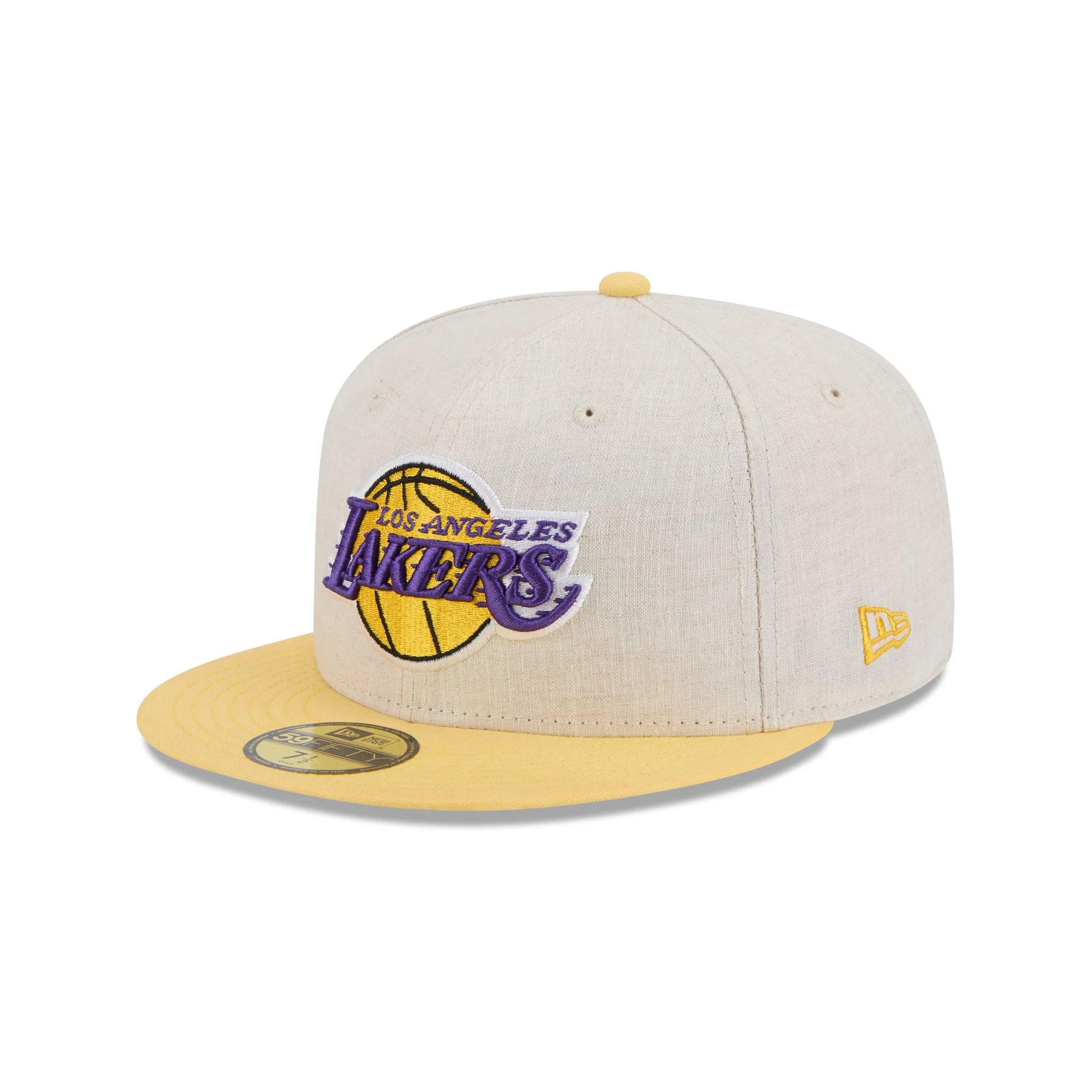 Los Angeles Lakers Linen 59FIFTY Fitted Hat