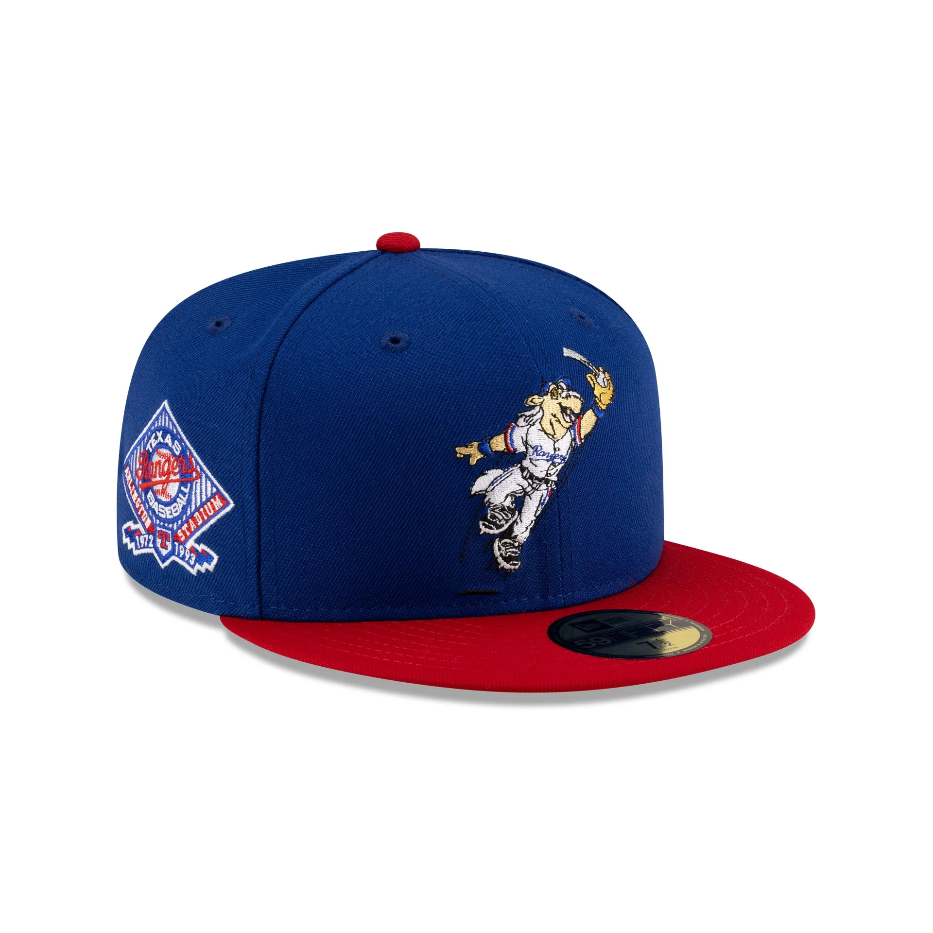 Texas Rangers Mascot Blue 59FIFTY Fitted Hat