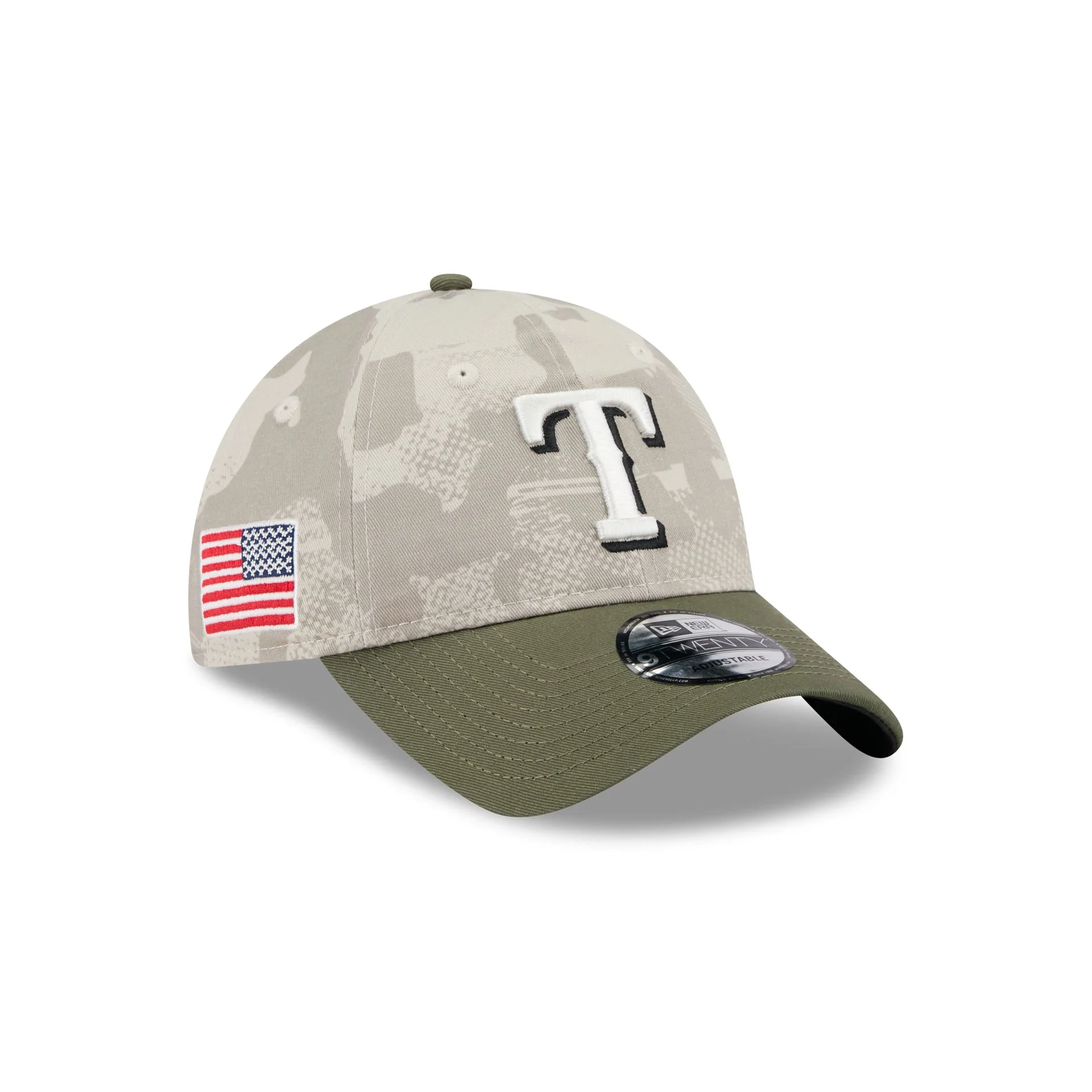 Texas Rangers Armed Forces Day 2025 Kids 9TWENTY Adjustable Hat