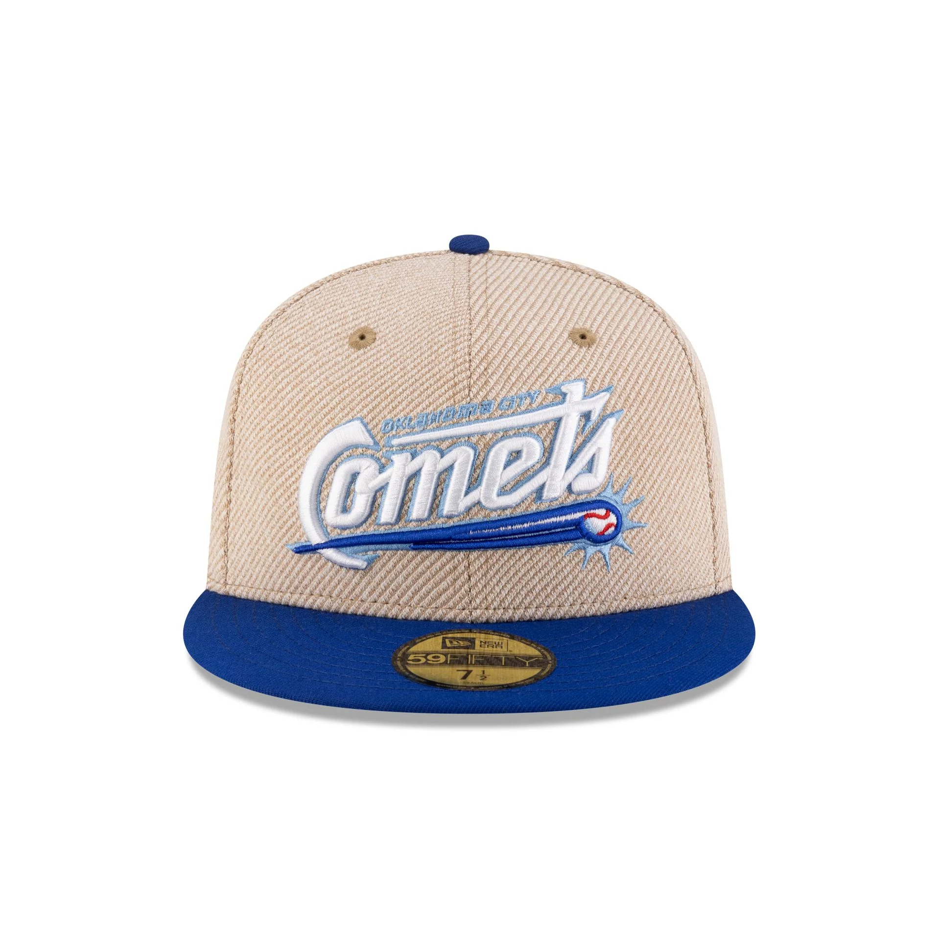 Oklahoma City Comets Terry Heather Tan 59FIFTY Fitted Hat