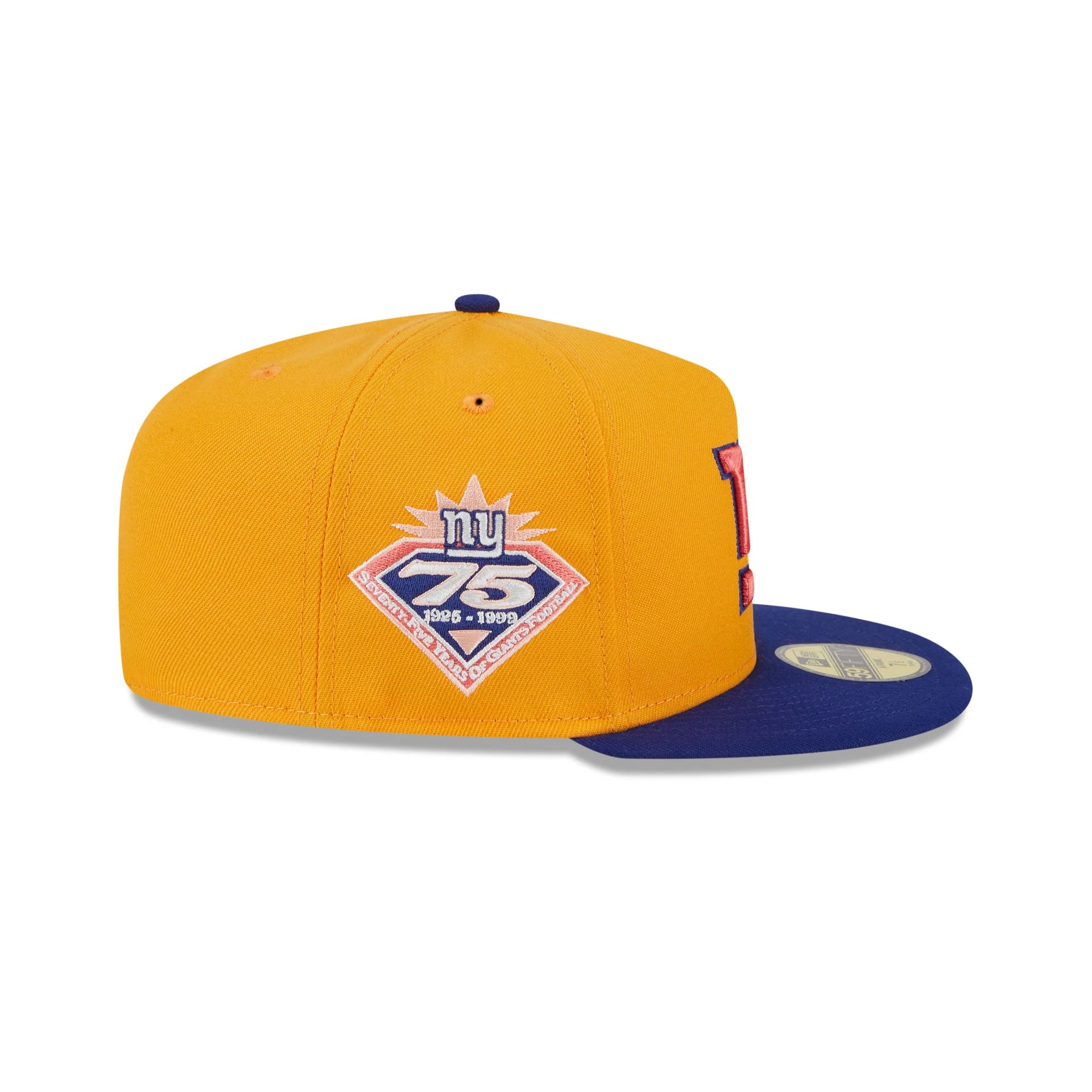 New York Giants Gold 59FIFTY A-Frame Fitted Hat