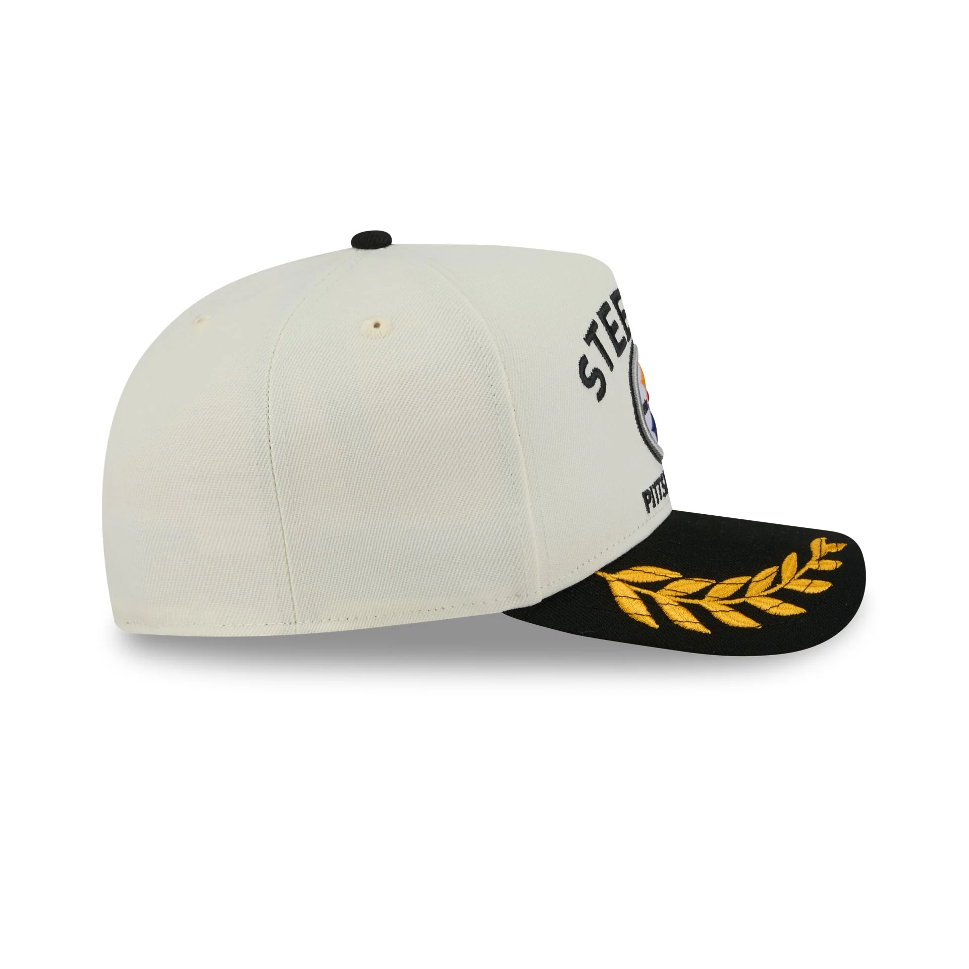 Pittsburgh Steelers 2025 Draft Chrome White 59FIFTY A-Frame Fitted Hat