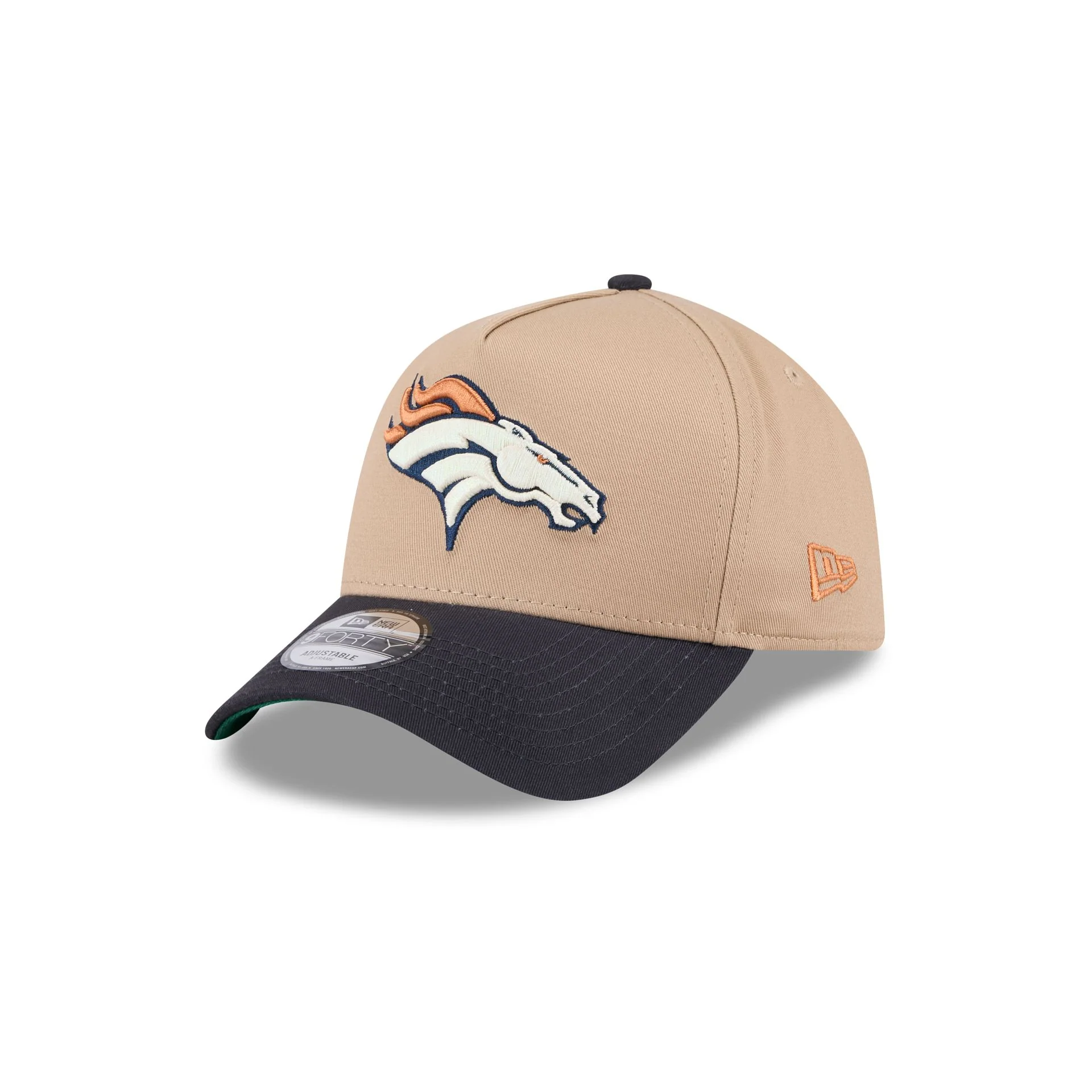 Denver Broncos Beige Khaki 9FORTY A-Frame Snapback Hat