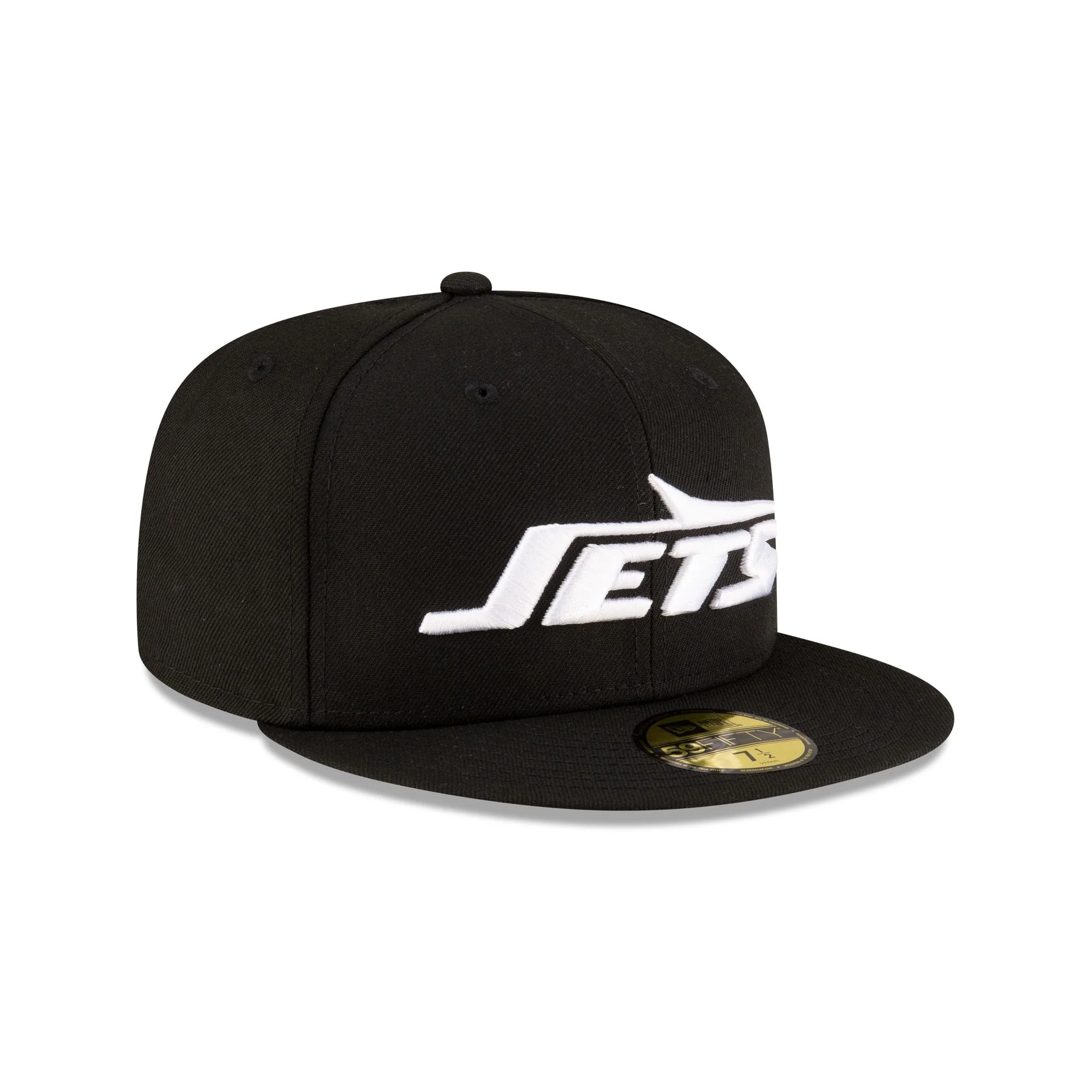 New York Jets Basic Black 59FIFTY Fitted Hat