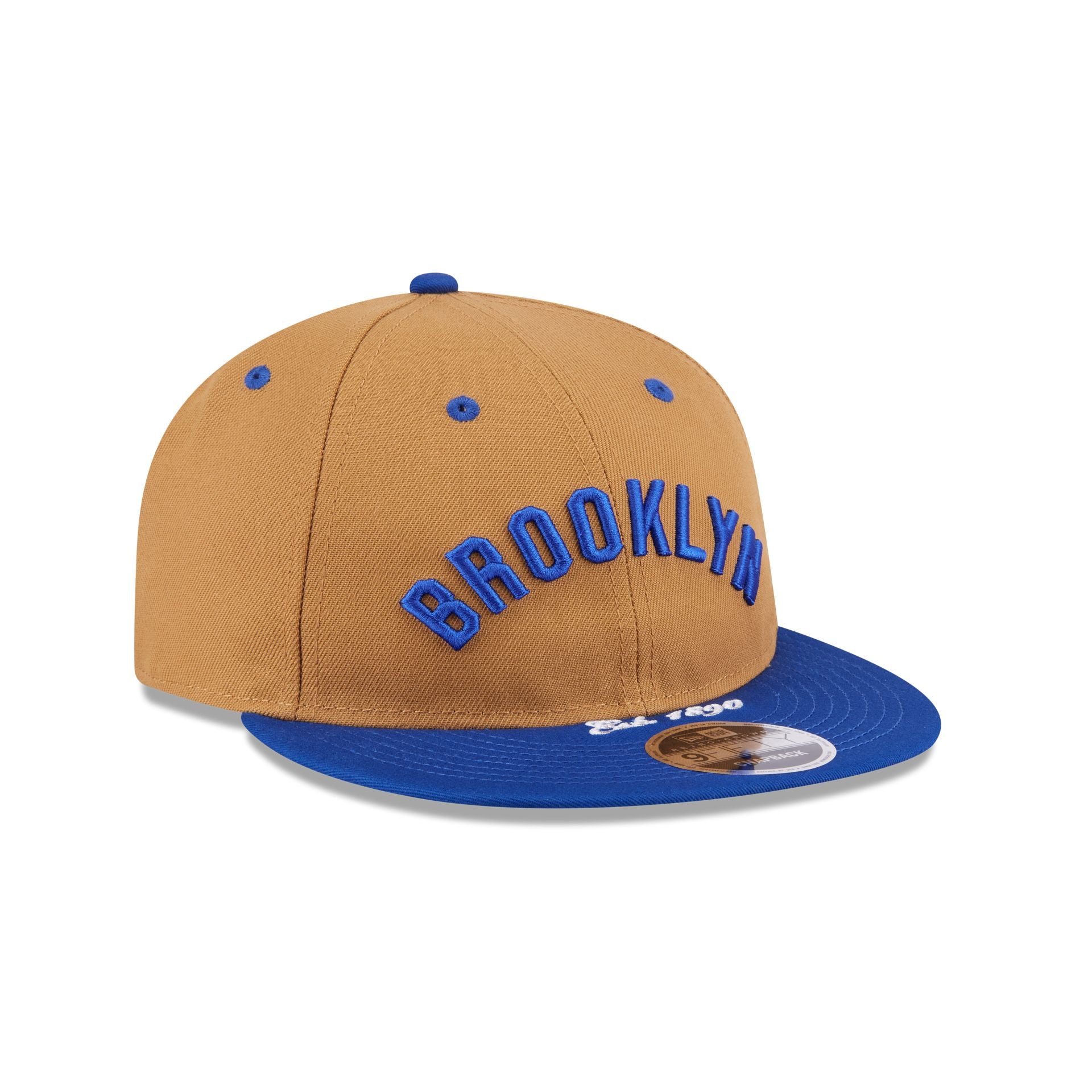 Brooklyn Dodgers Wheat Retro Crown 9FIFTY Snapback Hat